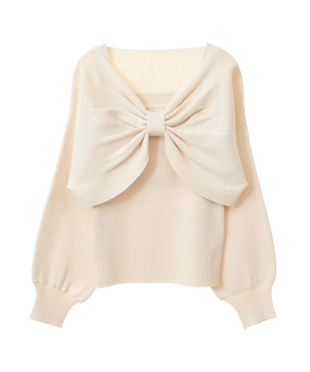 earth music&ecology 【WEB限定】リボンニットアンサンブル 