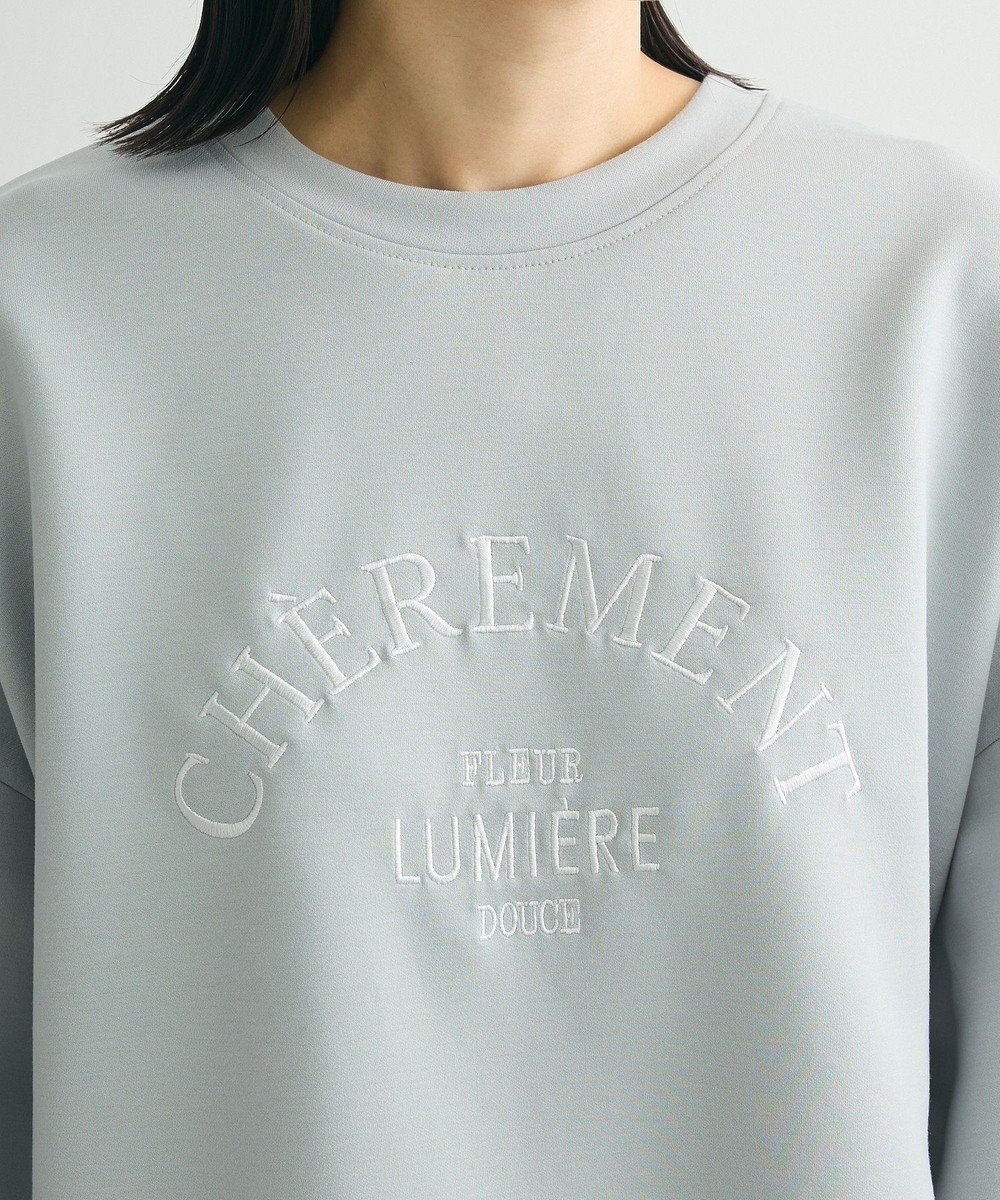 Green Parks ロゴ刺繍ダンボールプルオーバー 