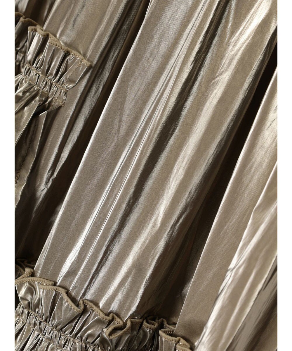 Green Parks ・ＥＬＥＮＣＡＲＥ　ＤＵＥ　メタリックティアードスカート 