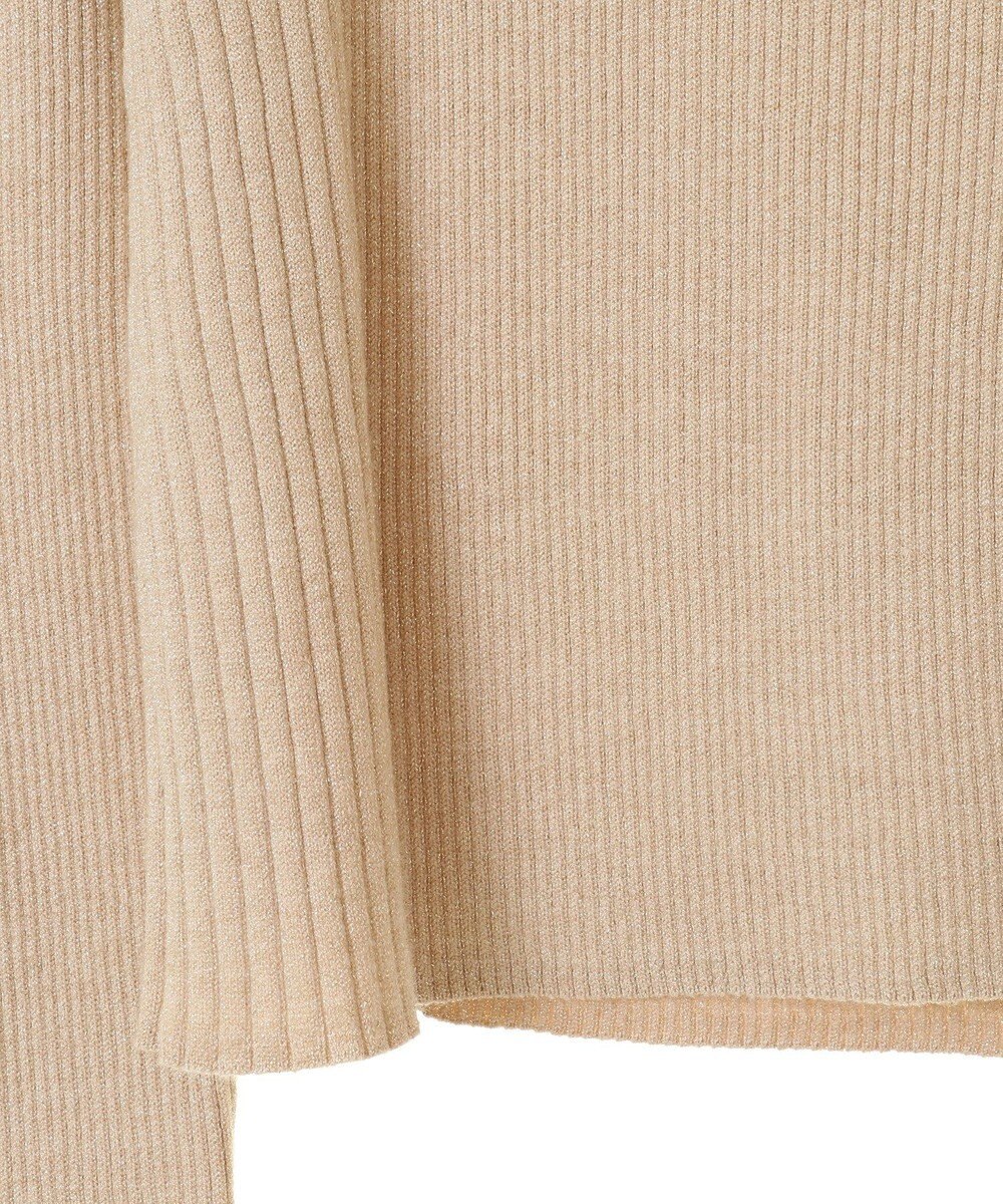 earth music&ecology ラメタートルネックニットプルオーバー 