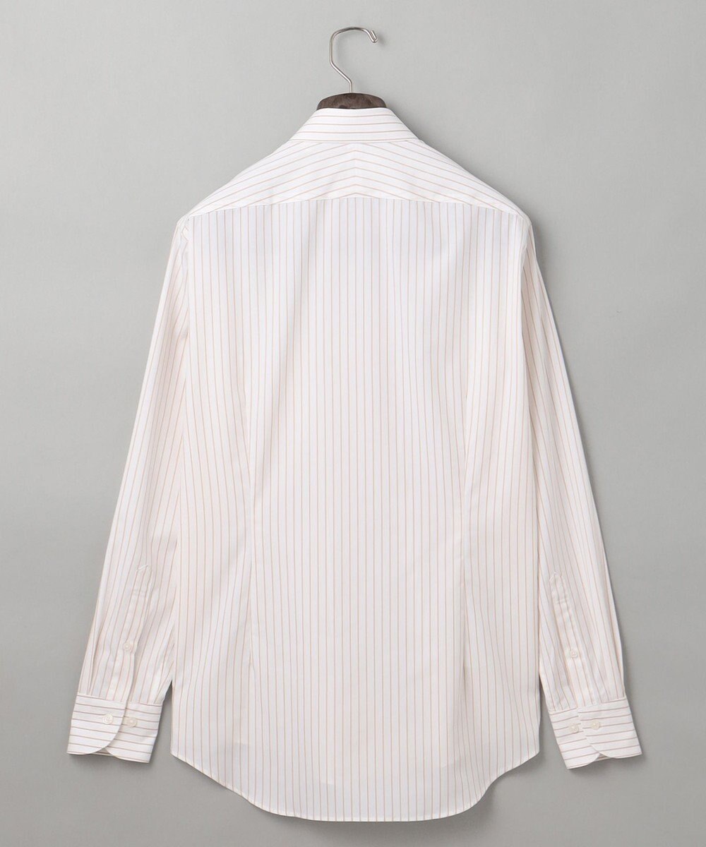GOTAIRIKU 【形態安定】PREMIUMPLEATS_レギュラーカラー 通年ドレスシャツ（ボーダー） 