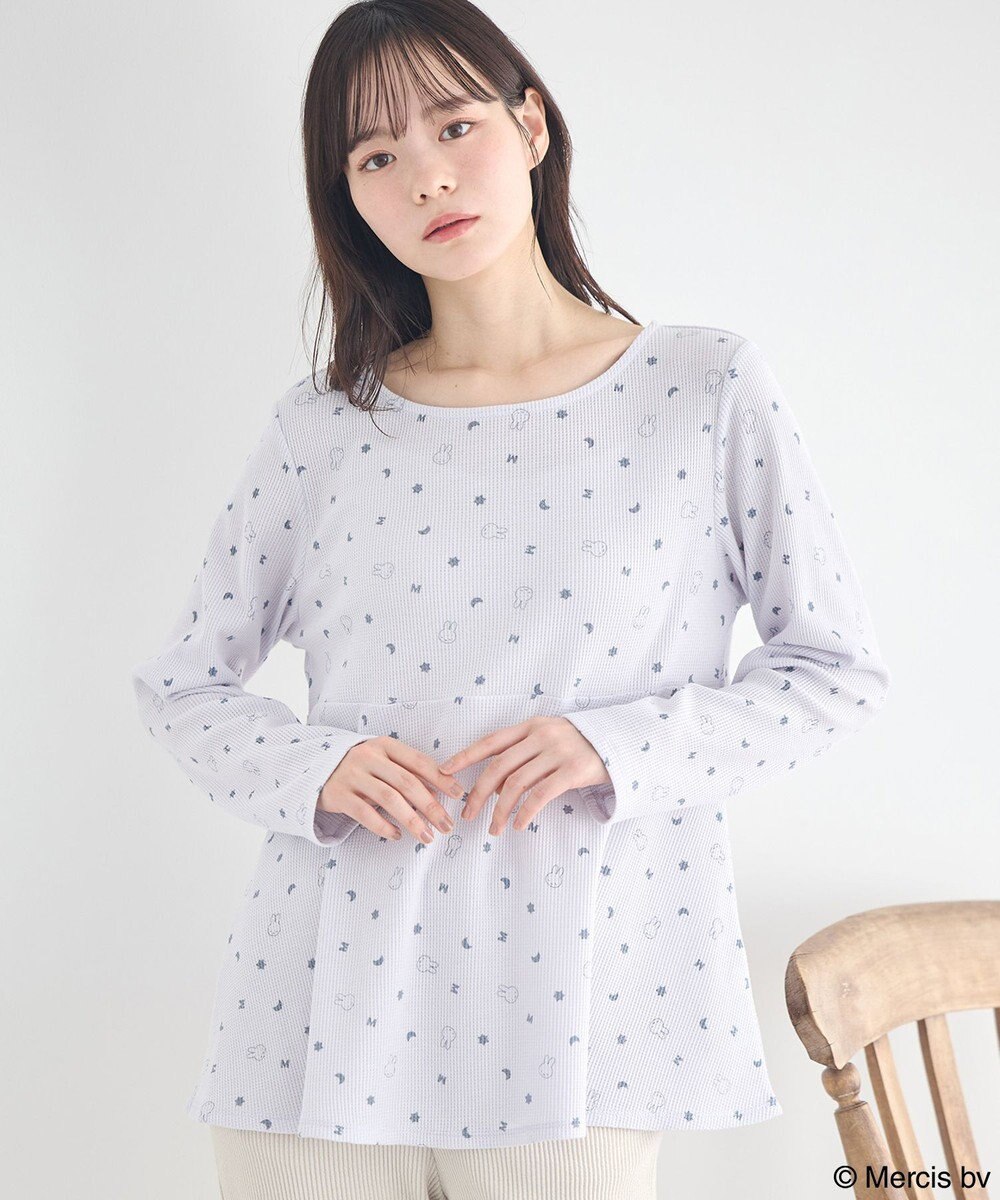 earth music&ecology 【予約】miffy/earth おやすみイラストT 