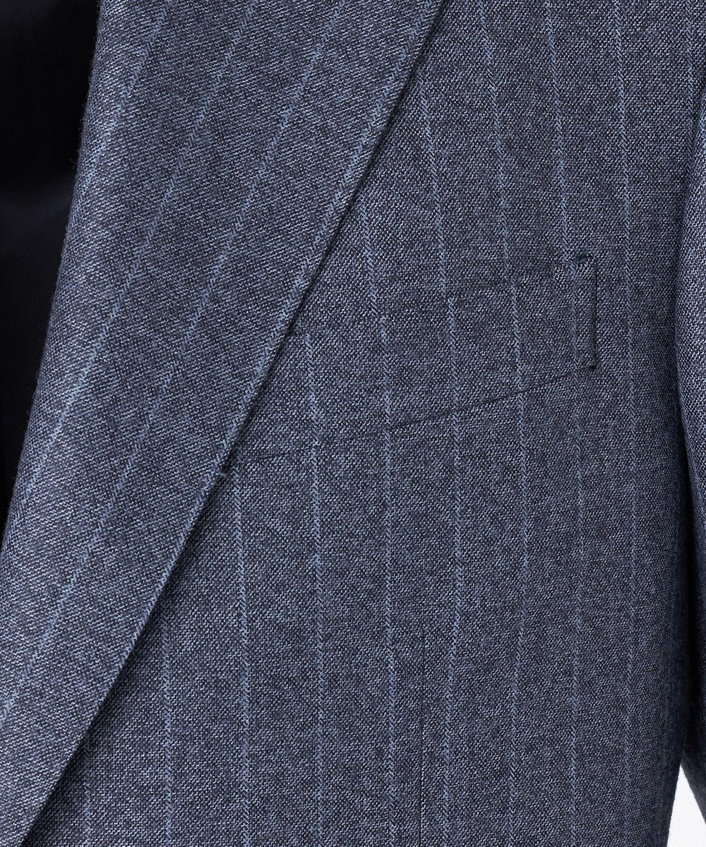 J.PRESS MEN 【ESSENTIAL CLOTHING】ミルドクリーンストライプ スーツ/総裏 