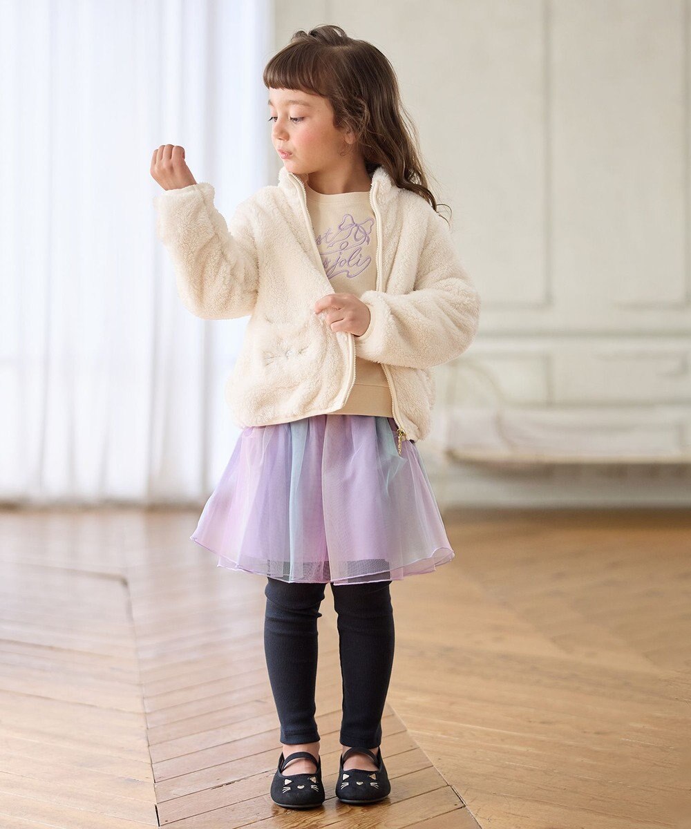 ANY KIDS 【ドッキング可能】ネコボアブルゾン 