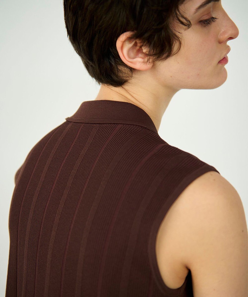 GRACE CONTINENTAL ダブルフロントニットジレ 