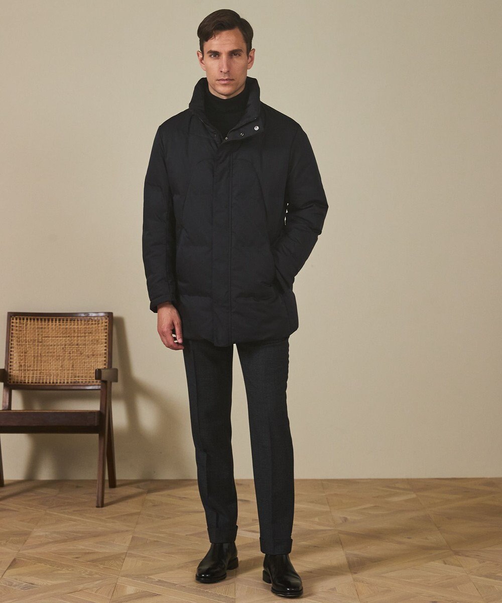 GOTAIRIKU WEB限定【仕事で着られる】ドレスダウンコート_ストレッチツイル_25年新作 