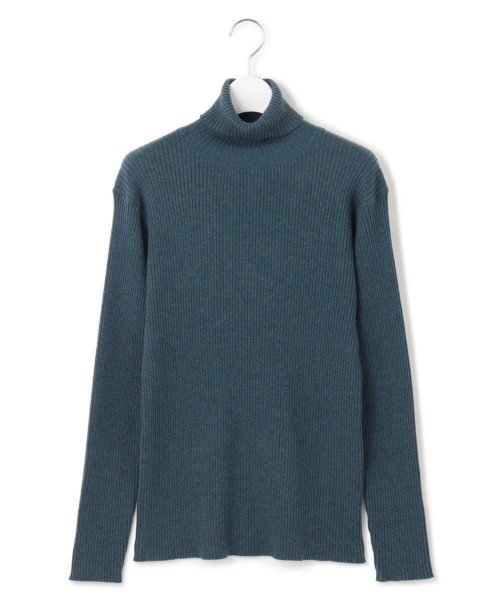 J.PRESS YORK STREET 【WOMEN】ANTI PILLING WOOL リブタートルニット 
