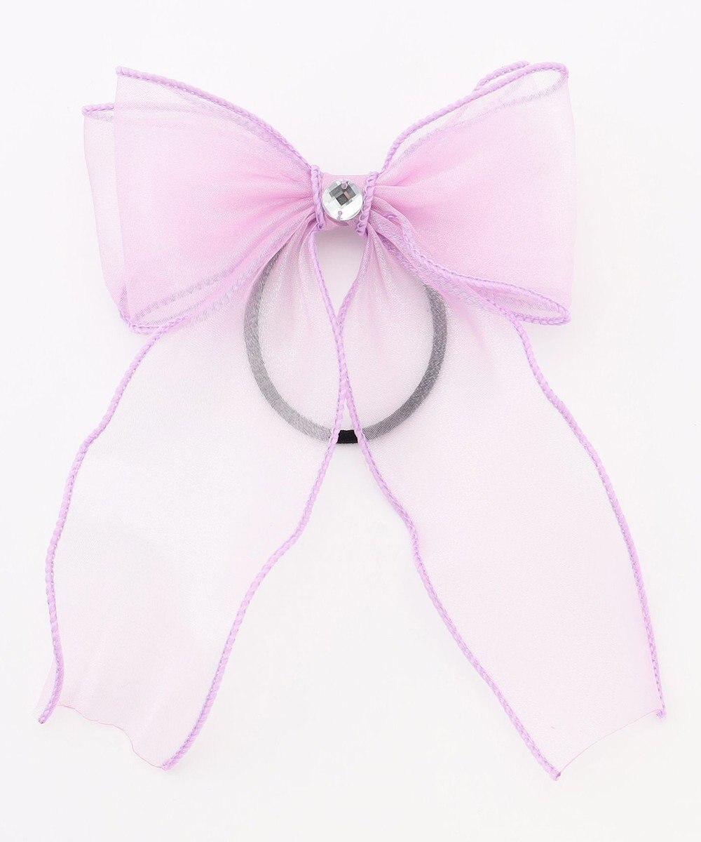 ANY KIDS オーガンジーリボンヘアポニー 