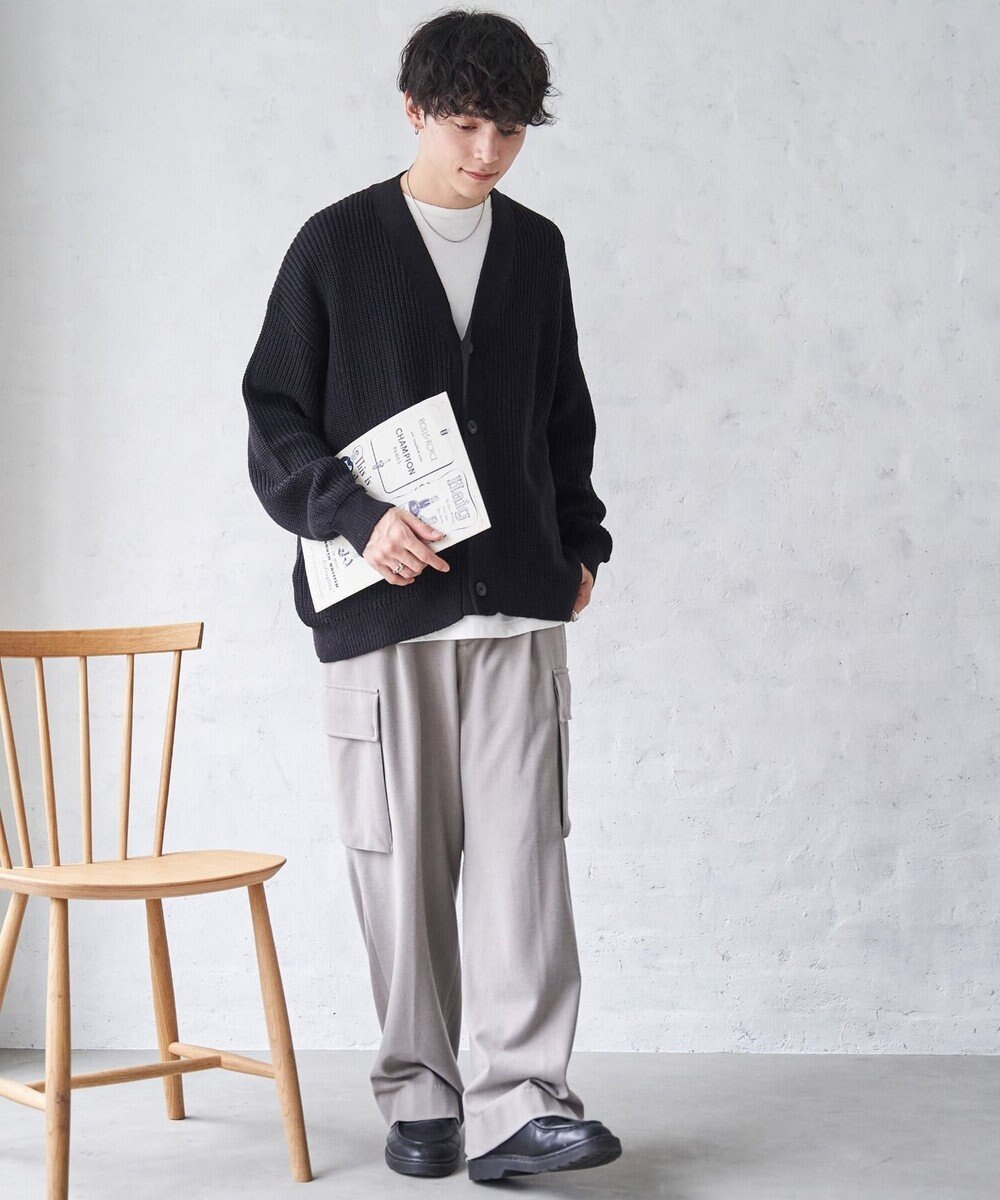 WEGO オーバーフィットカーディガン 