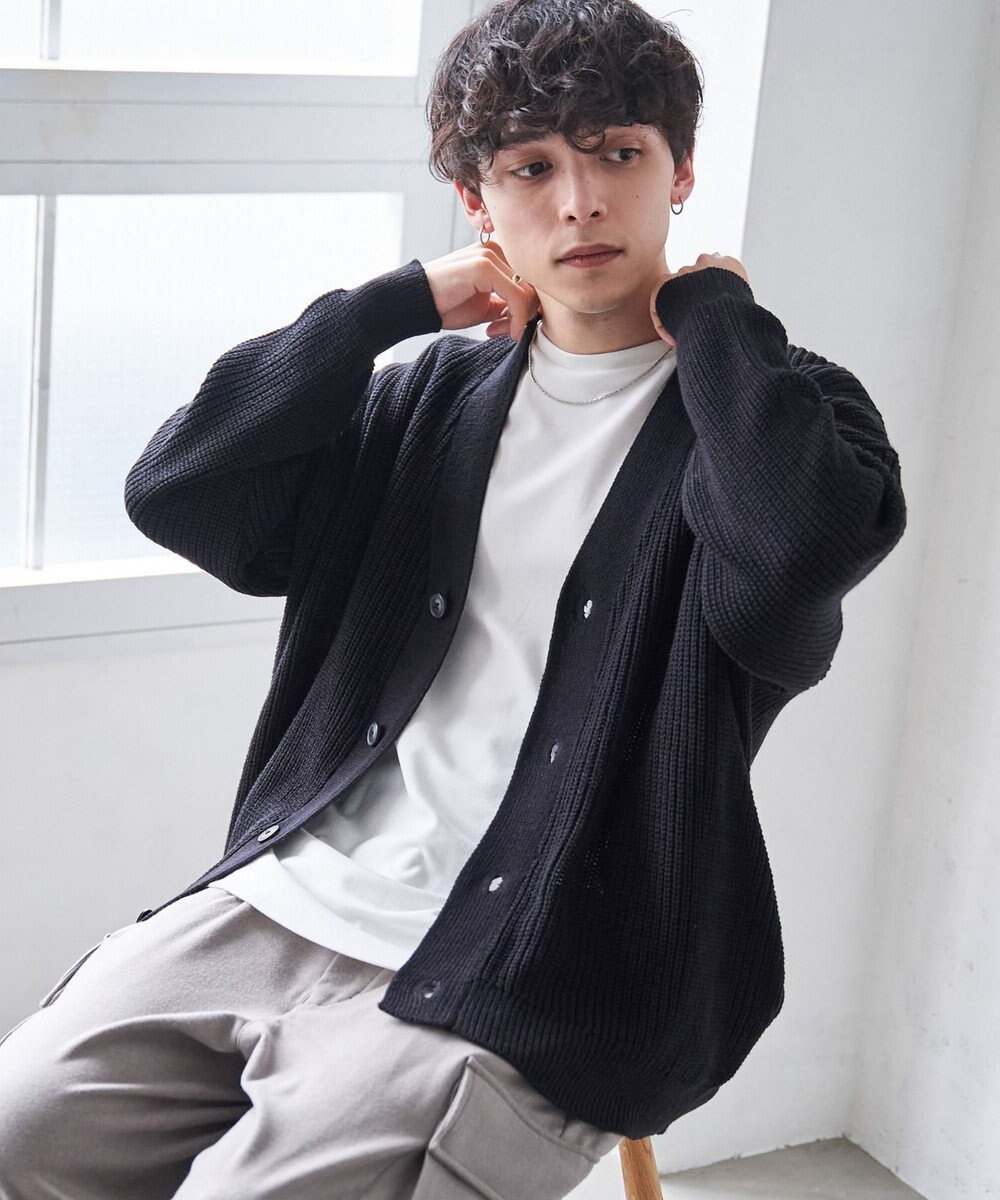 WEGO オーバーフィットカーディガン 