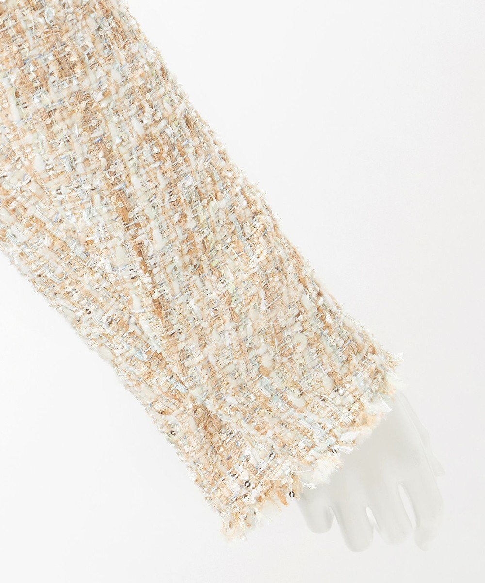 23区 【GOLD LABEL】スパングルMIXツイード ショートジャケット 