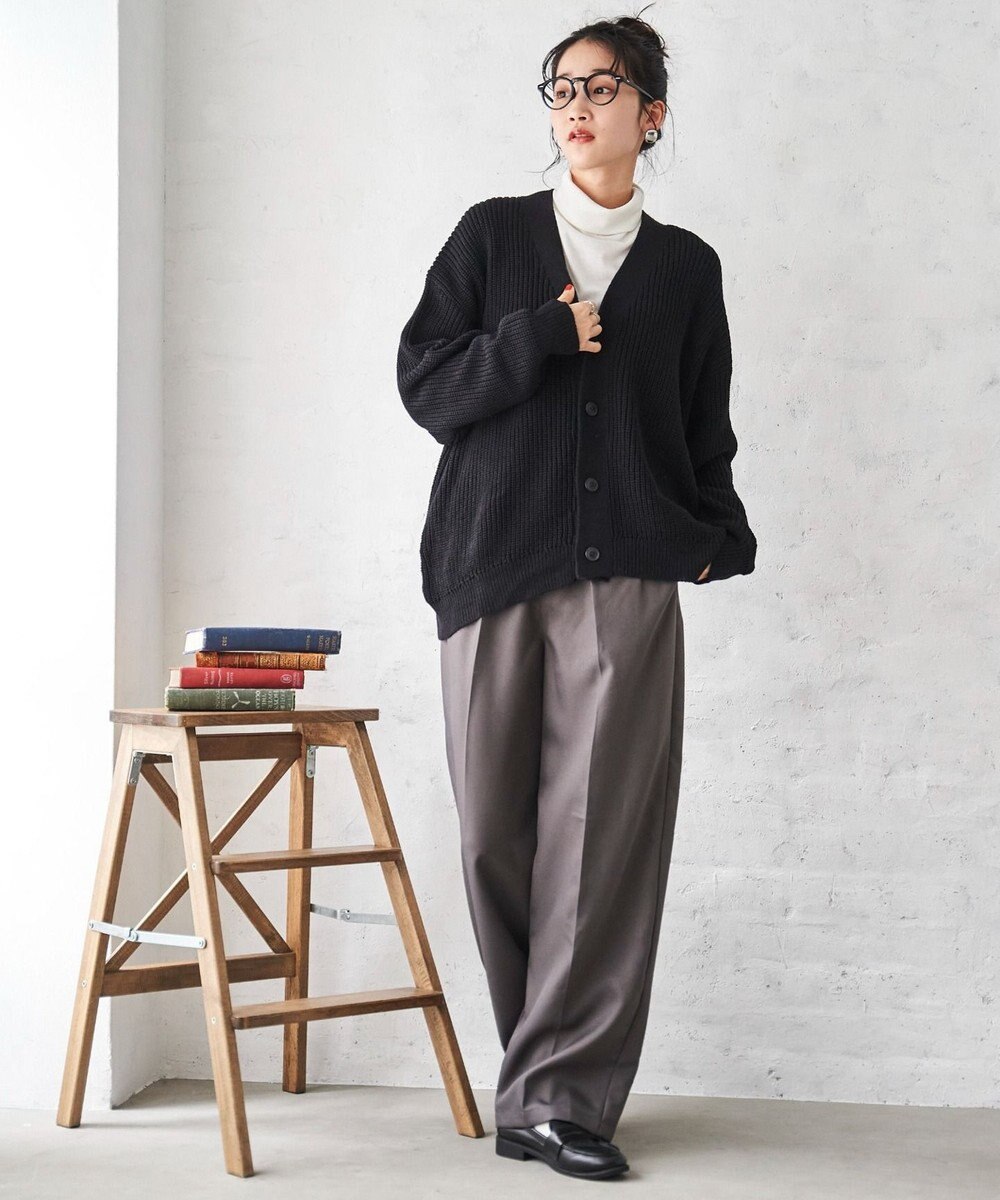 WEGO オーバーフィットカーディガン 