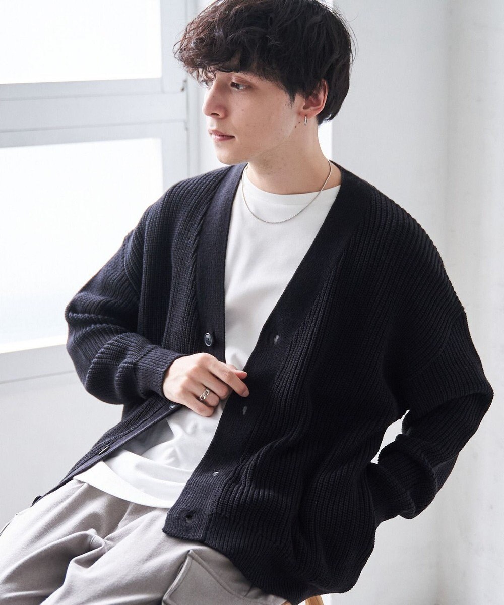 WEGO オーバーフィットカーディガン 