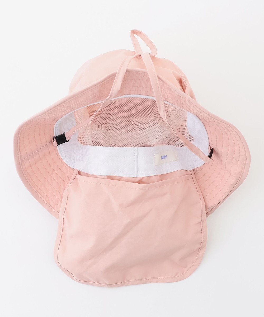 ANY KIDS 【UVカット/撥水/日よけ付き】バケットハット 