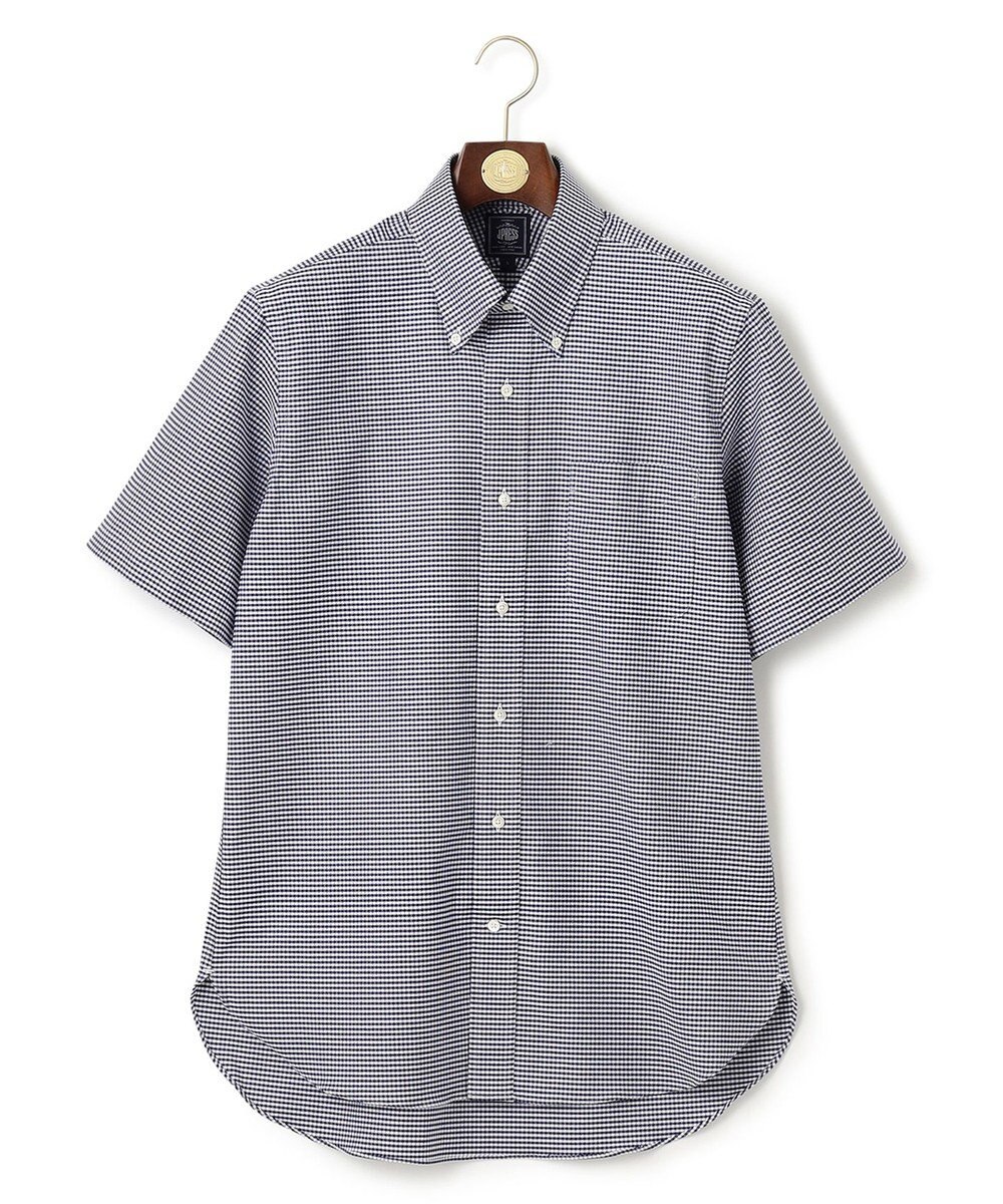 J.PRESS MEN 【WEB・一部店舗限定】ギンガムチェック 半袖シャツ/B.D 