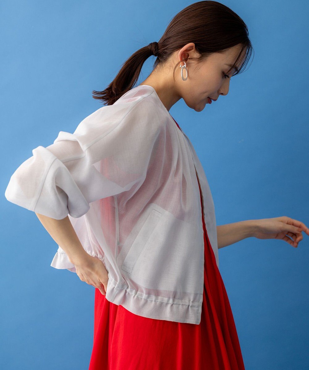 組曲 L カラーボイルノーカラー ブルゾン 