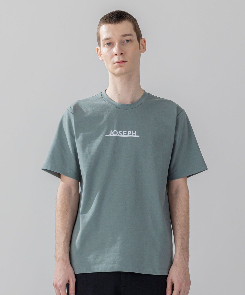 JOSEPH HOMME 【WEB・一部店舗限定】 ライトダブルジャージーロゴプリント　半袖Tシャツ 