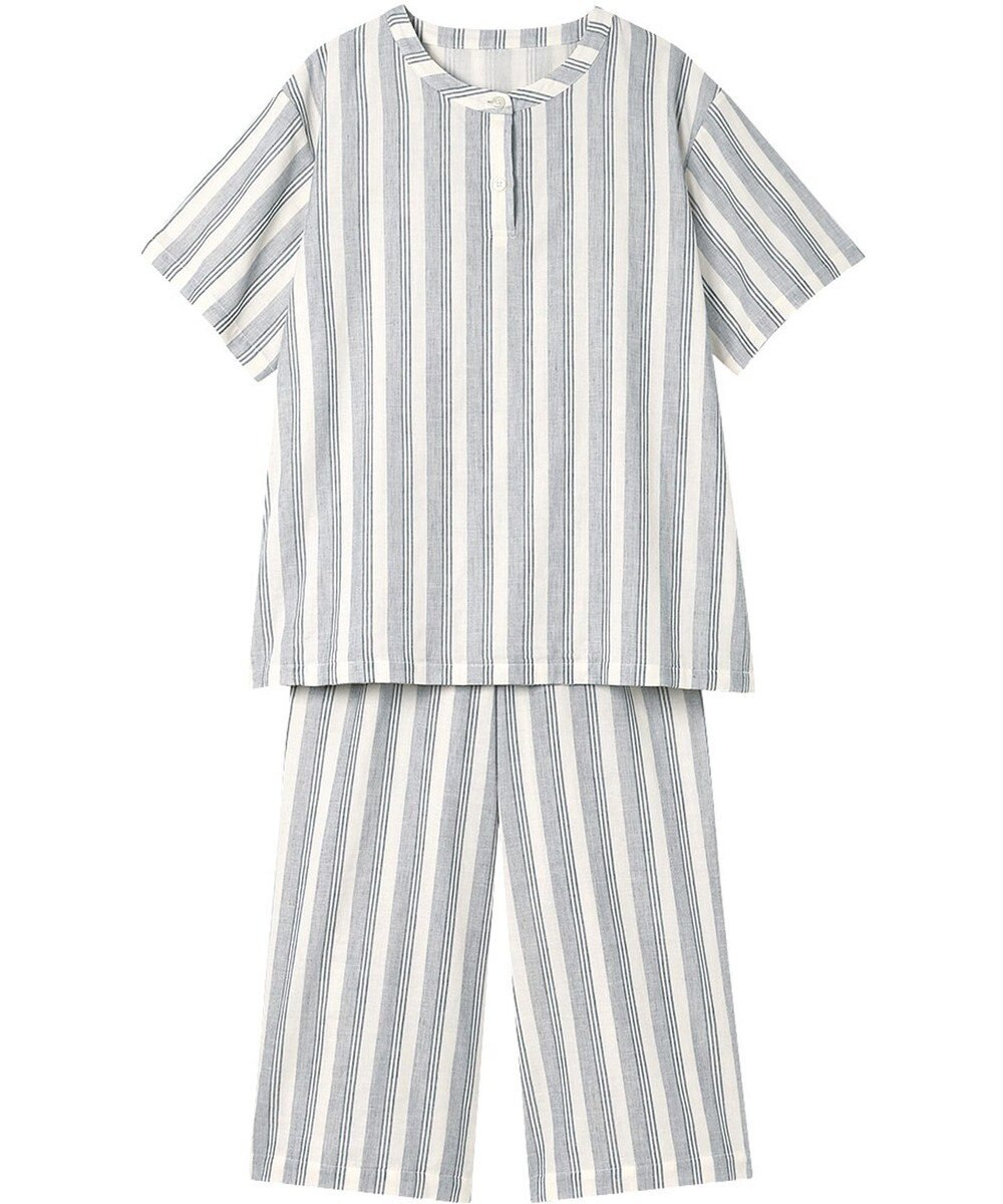 ワコール／睡眠科学 パジャマ 5分袖 半袖 8分丈 綿100%(本体) レディース YDT146 睡眠科学／ワコール 