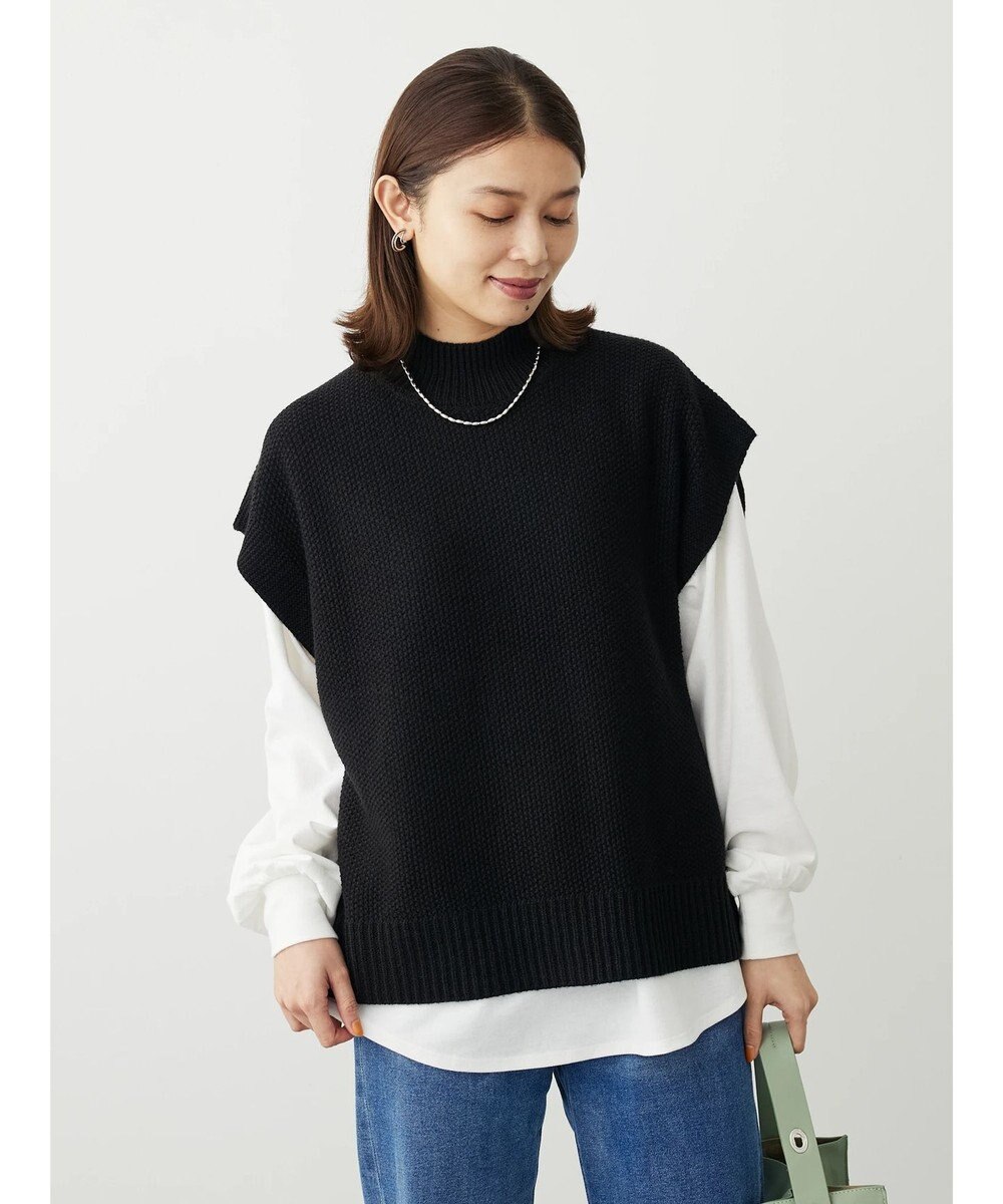 Green Parks ＳＥＴ２点モックネックカノコベスト＋ロンＴＥＥ 