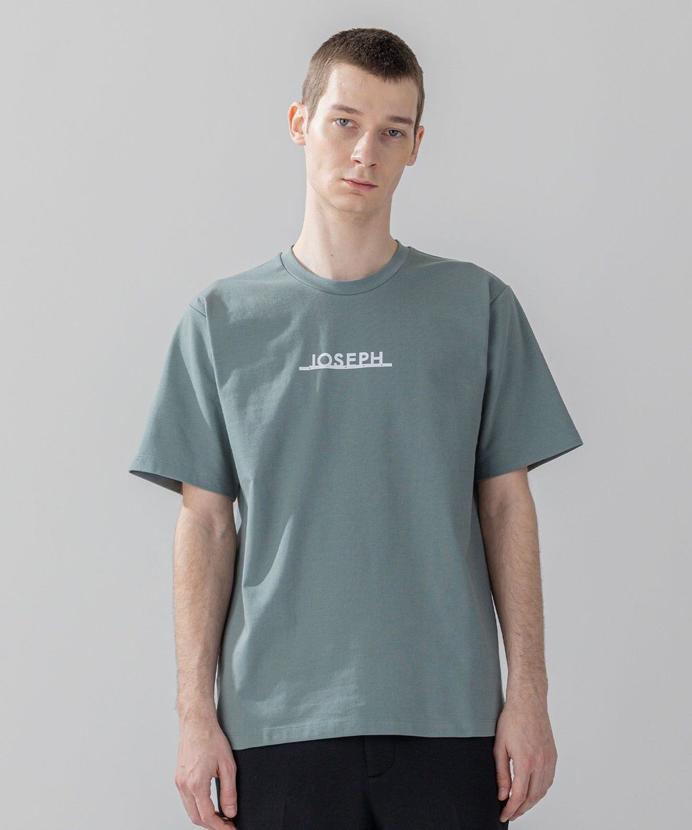 JOSEPH HOMME 【WEB・一部店舗限定】 ライトダブルジャージーロゴプリント　半袖Tシャツ 