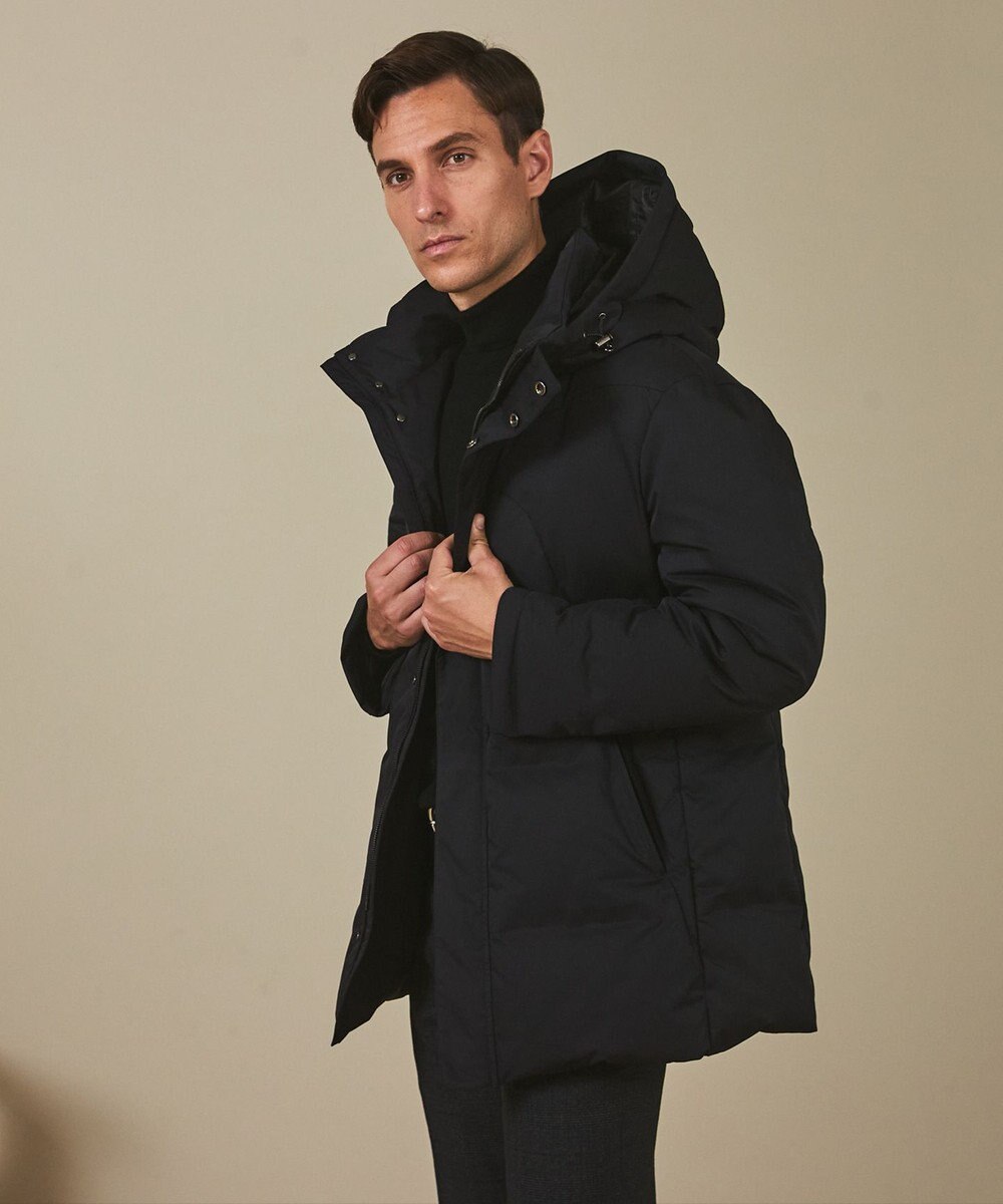 GOTAIRIKU WEB限定【仕事で着られる】ドレスダウンコート_ストレッチツイル_25年新作 