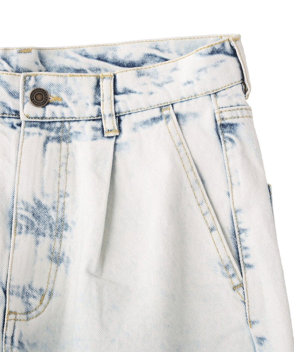 CRAFT STANDARD BOUTIQUE ハイブリーチケミカル加工デニムワイドパンツ 