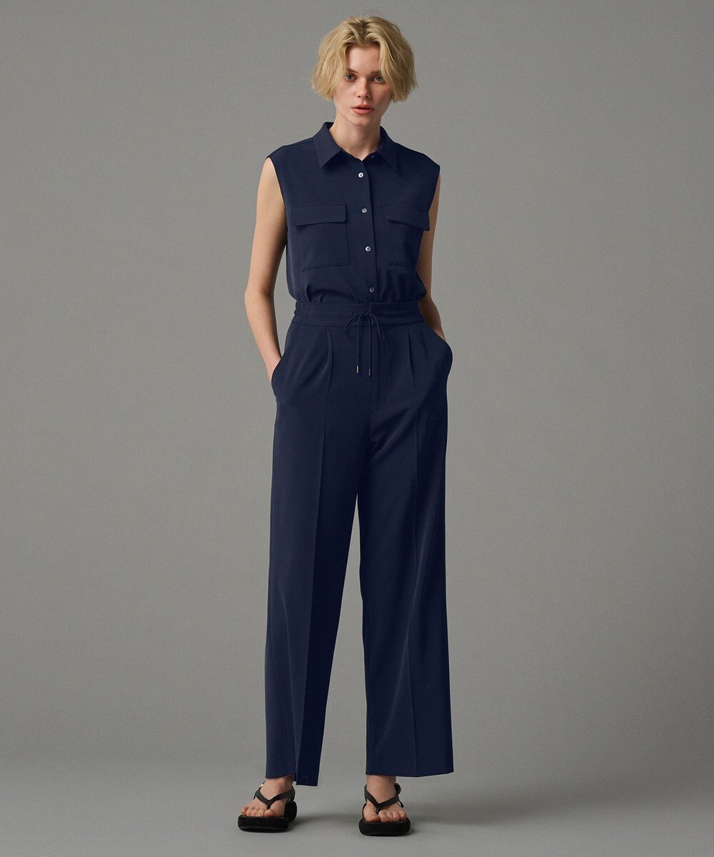 uncrave 【接触冷感・撥水・洗濯機洗い可】クールタッチツイル ブラウス（uncrave STANDARD) 