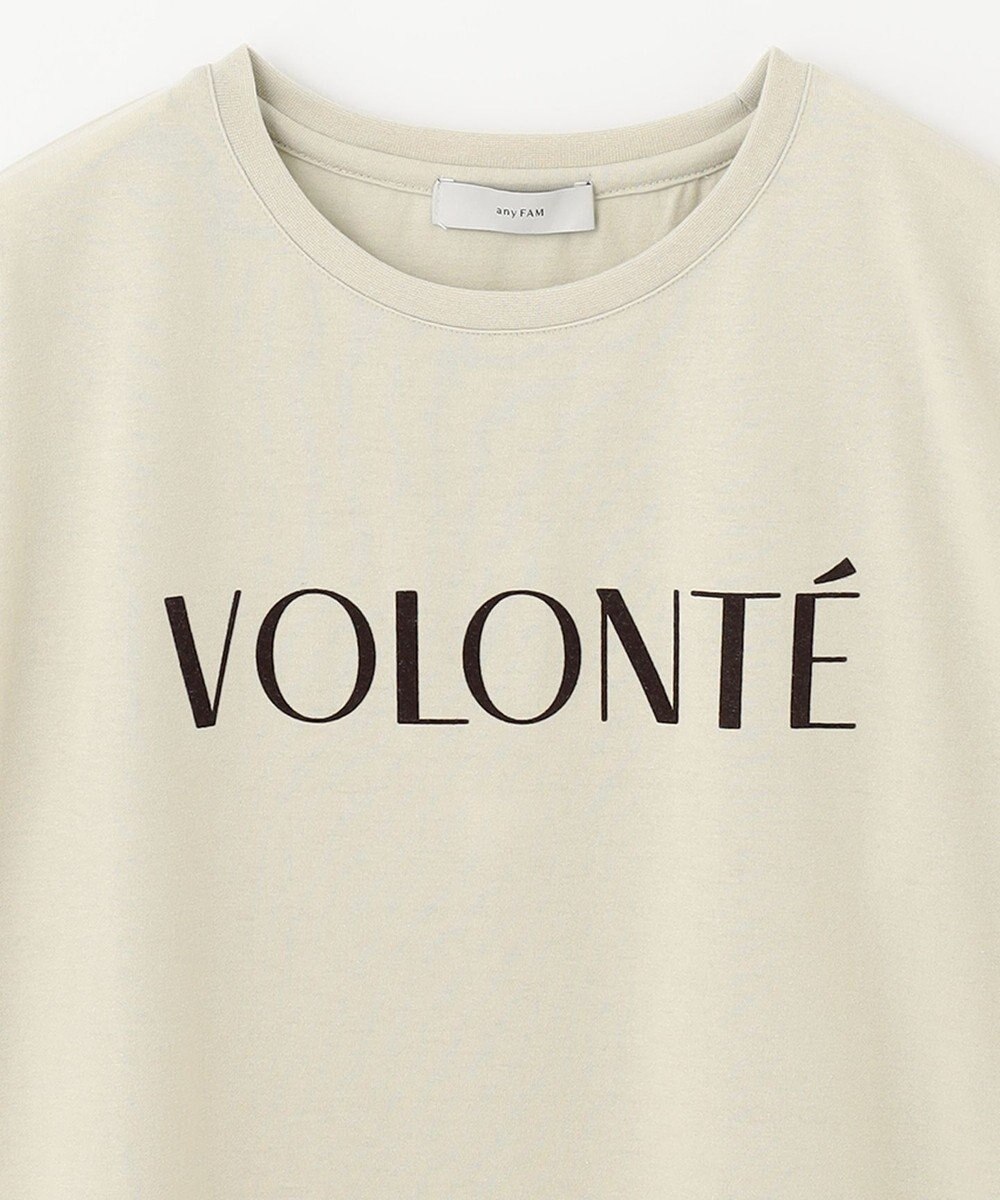 ANY L 【洗える】フロッキーロゴ Tシャツ 