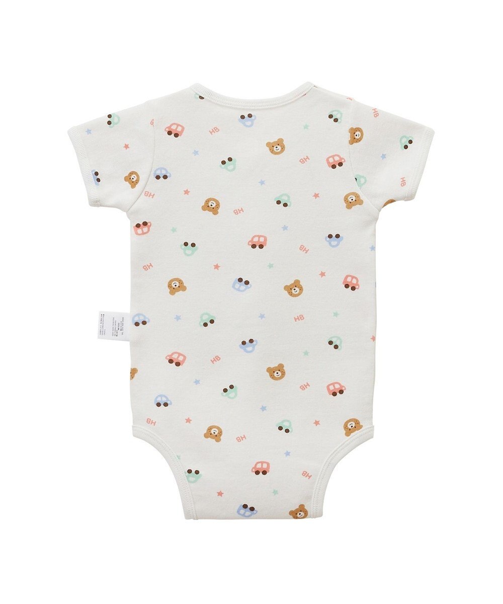 MIKI HOUSE HOT BISCUITS 【60-70cm】 半袖ボディシャツ(前開き) 