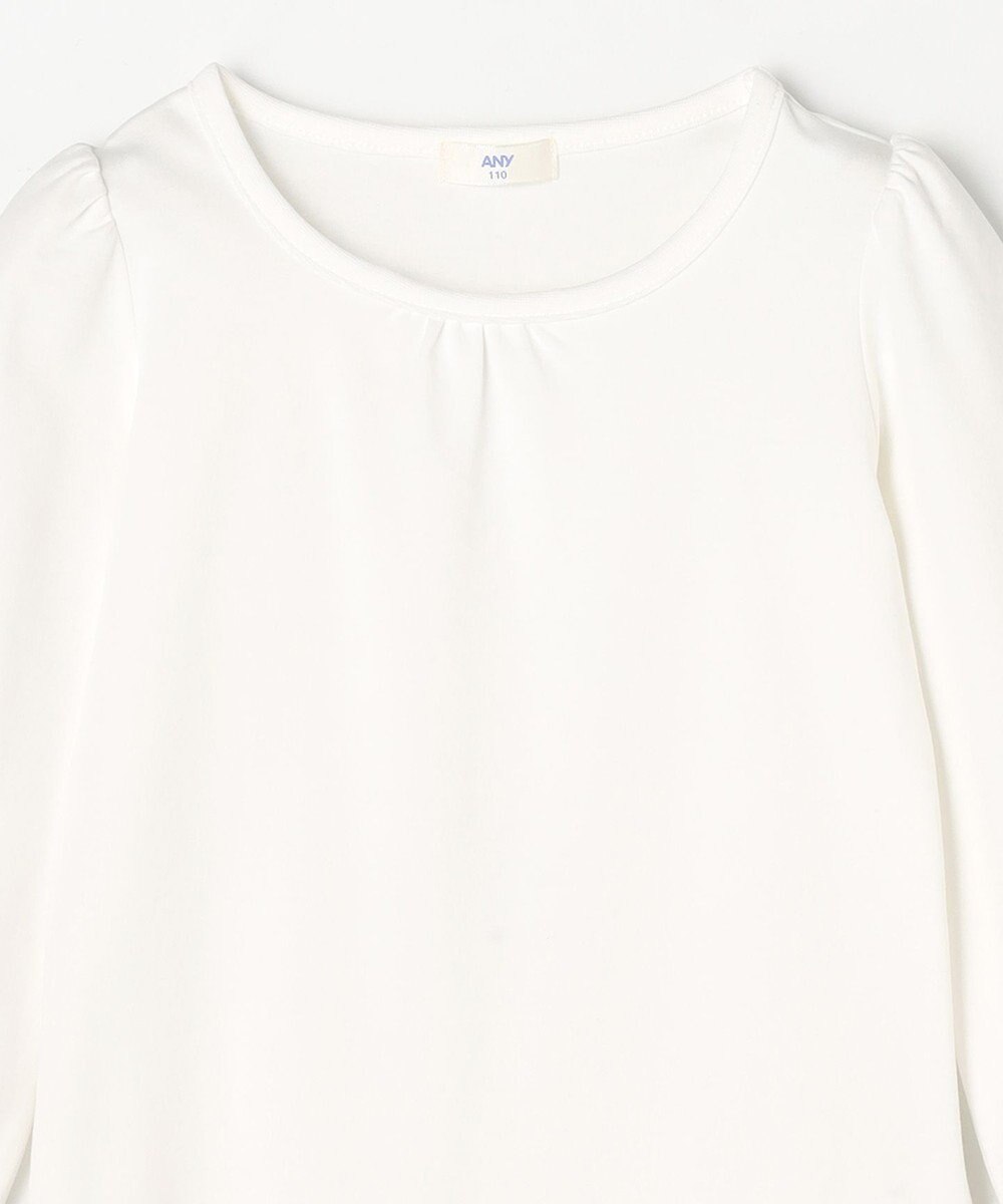 ANY KIDS 襟なしカットソーブラウス 