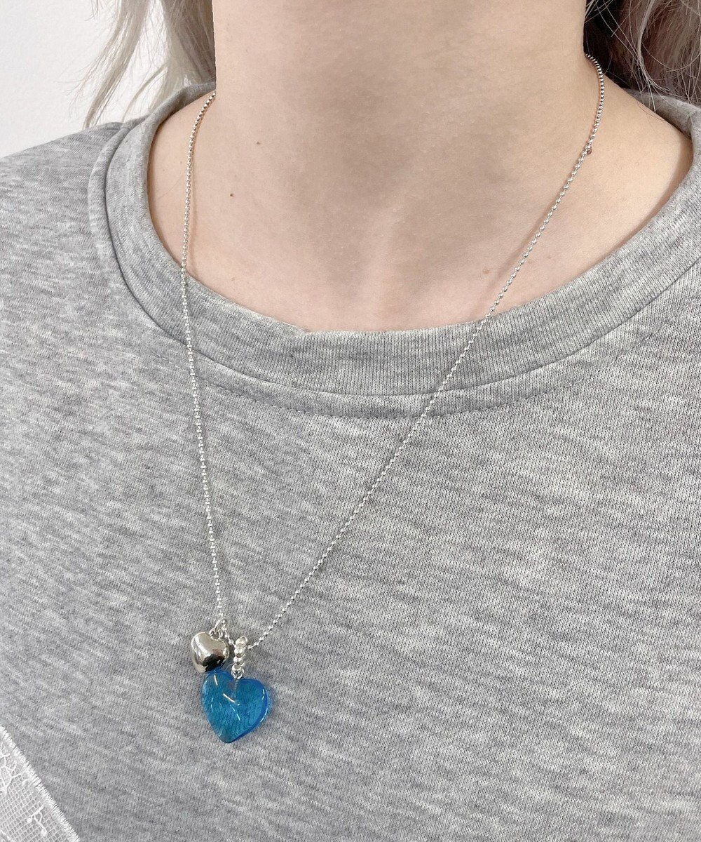 WEGO L2Pクリアハートモチーフネックレス 