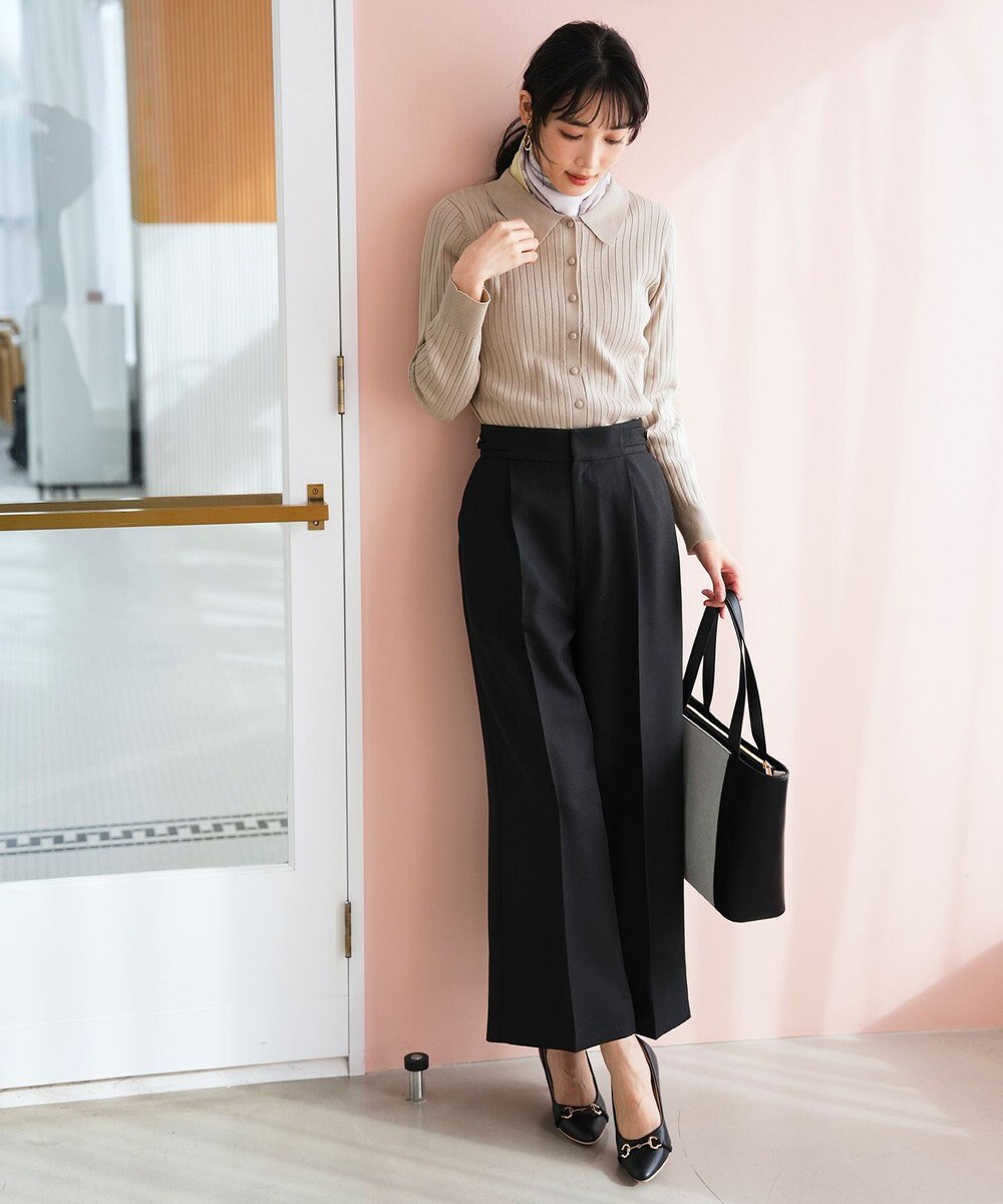 ANY SIS 【2WAY】サスペンダー付き ワイドパンツ 