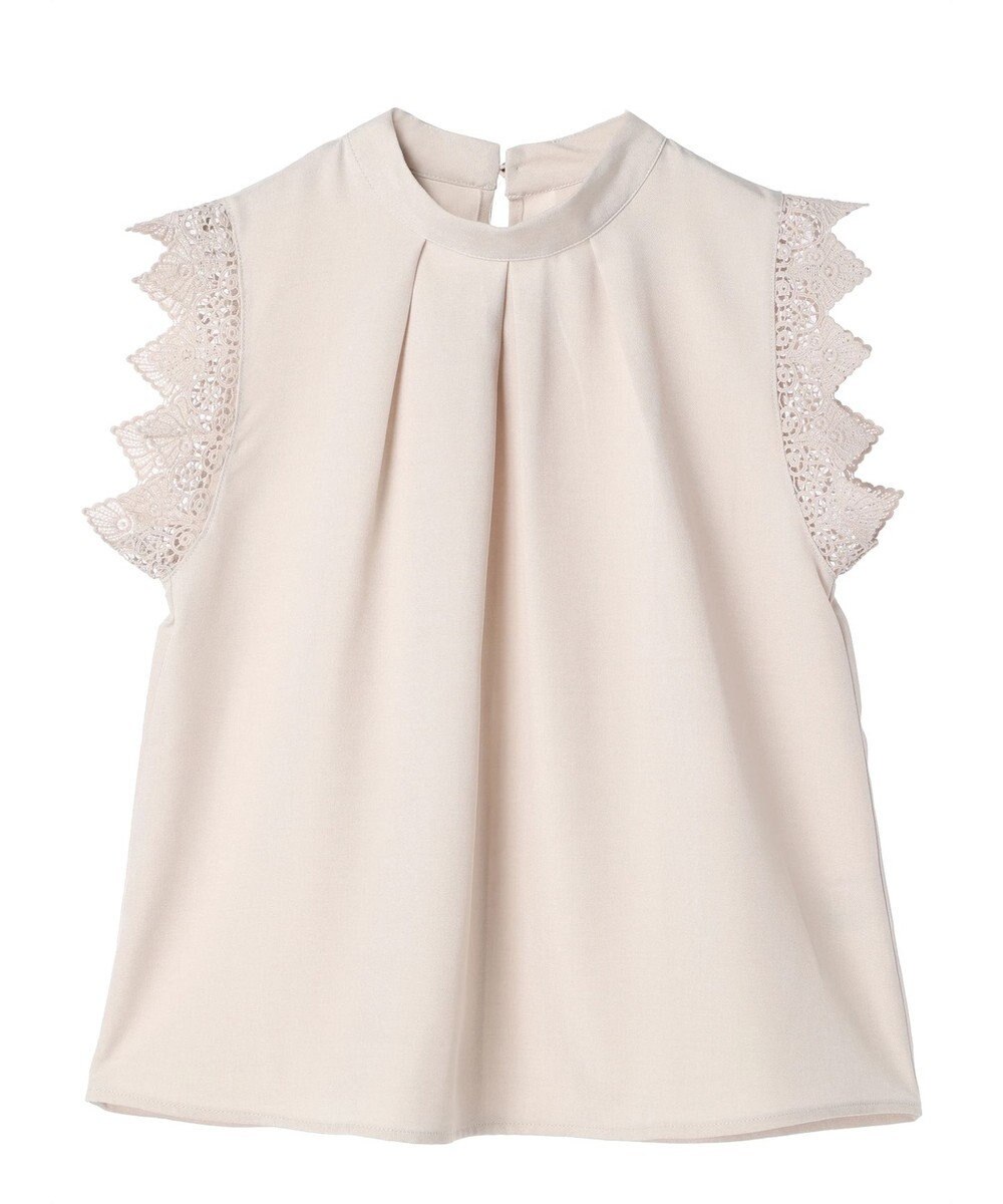 Green Parks ・ＥＬＥＮＣＡＲＥ　ＤＵＥ　リネンライクレースブラウス 