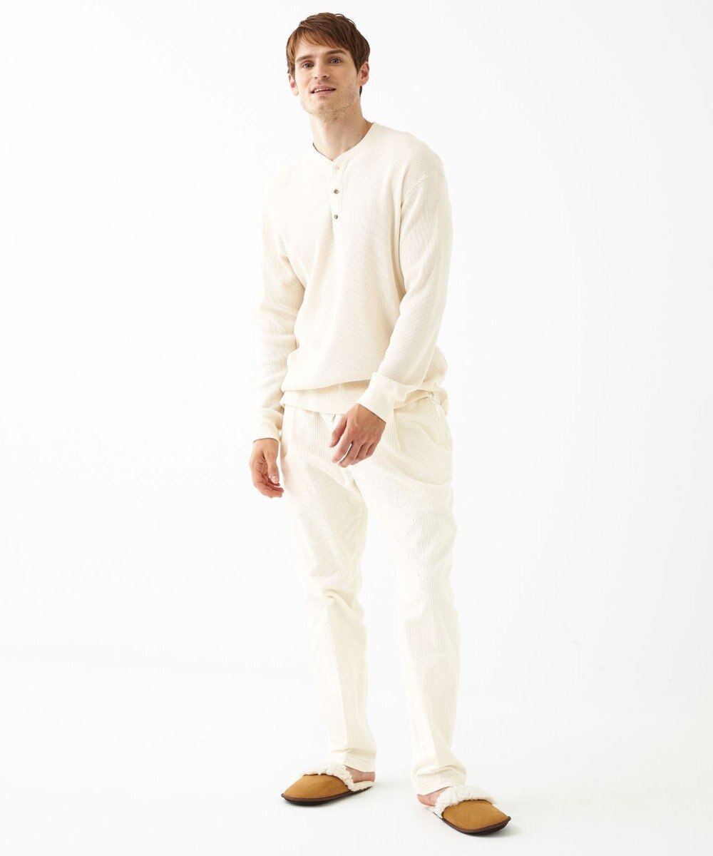 JOSEPH ABBOUD MOUNTAIN 【SPACE／UNISEX】OGコットンワッフル カットソー 