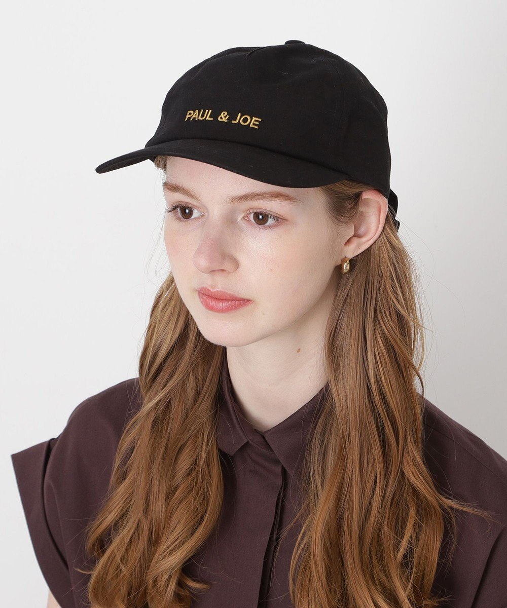 MOONBAT ポール & ジョー (PAUL & JOE ACCESSOIRES) ロゴ刺繍 リボン キャップ 