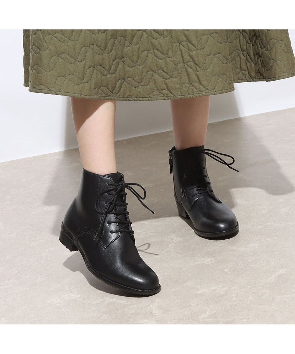 ing <ing>【WEB限定】【サスティナブルシリーズ】レースアップショートブーツ 