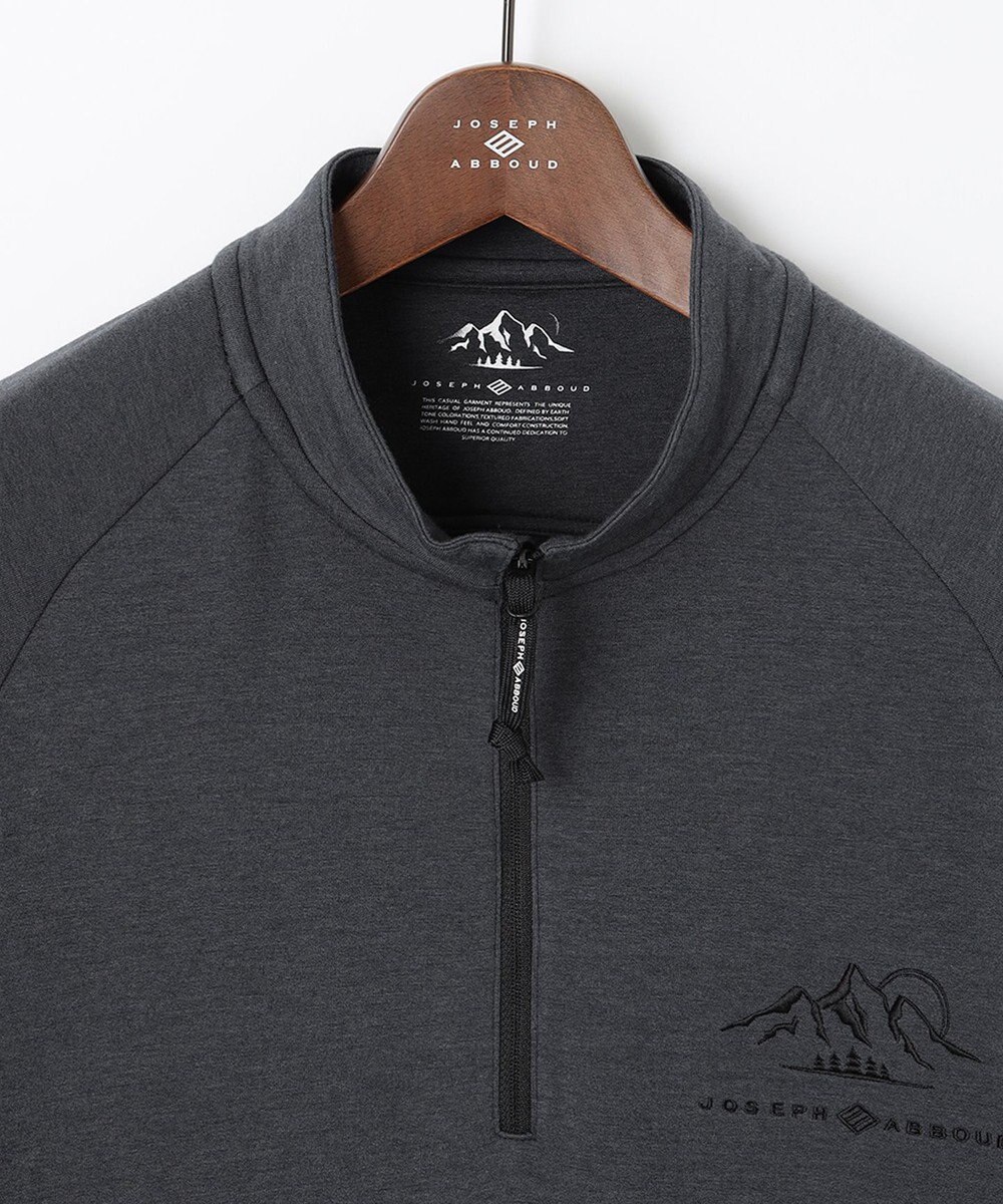 JOSEPH ABBOUD MOUNTAIN 【UNISEX】ウォームバックフリース カットソー 