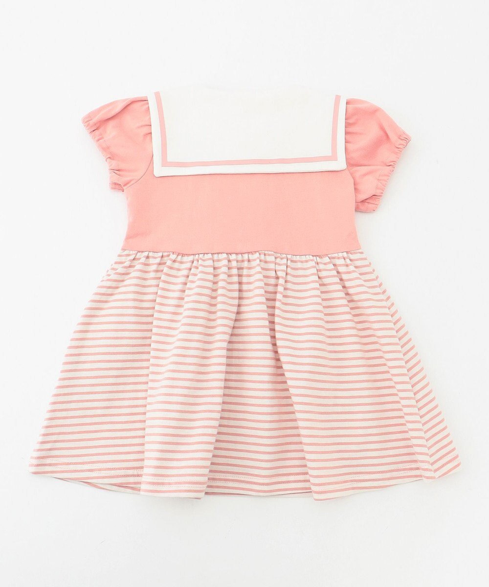 組曲 KIDS 【80-90cm】セーラーボーダー ワンピース 