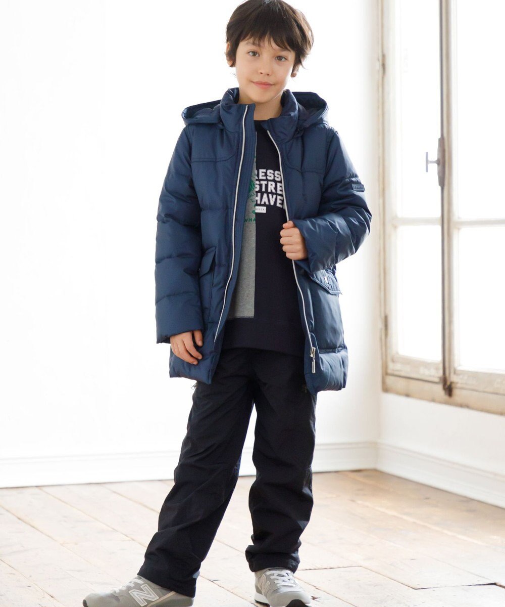J.PRESS KIDS 【140-170cm】【撥水】50Dタフタ ダウンコート 