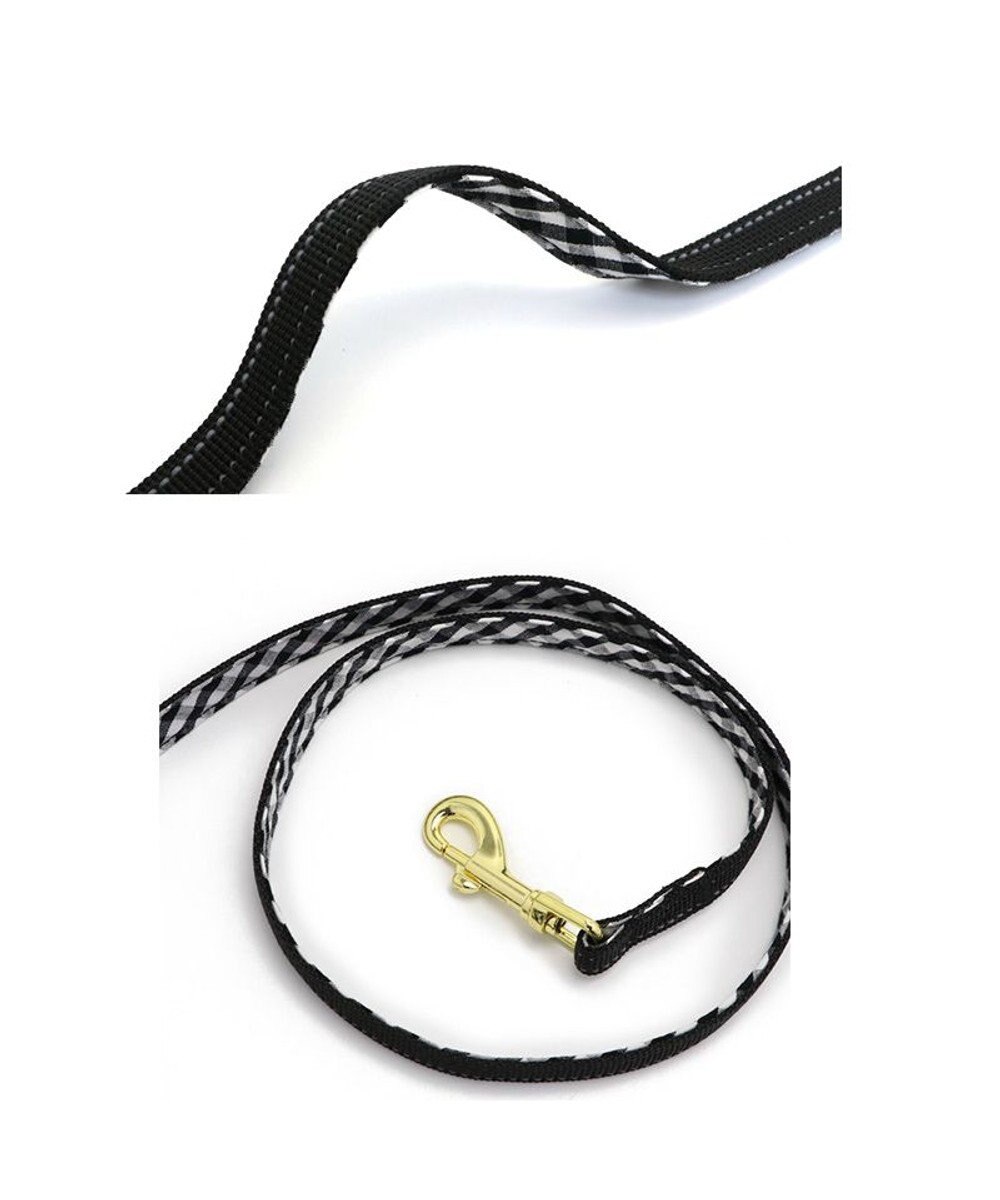 PET PARADISE リサとガスパール  反射リード 《ギンガムチェック》ＳＳ~Ｓ 