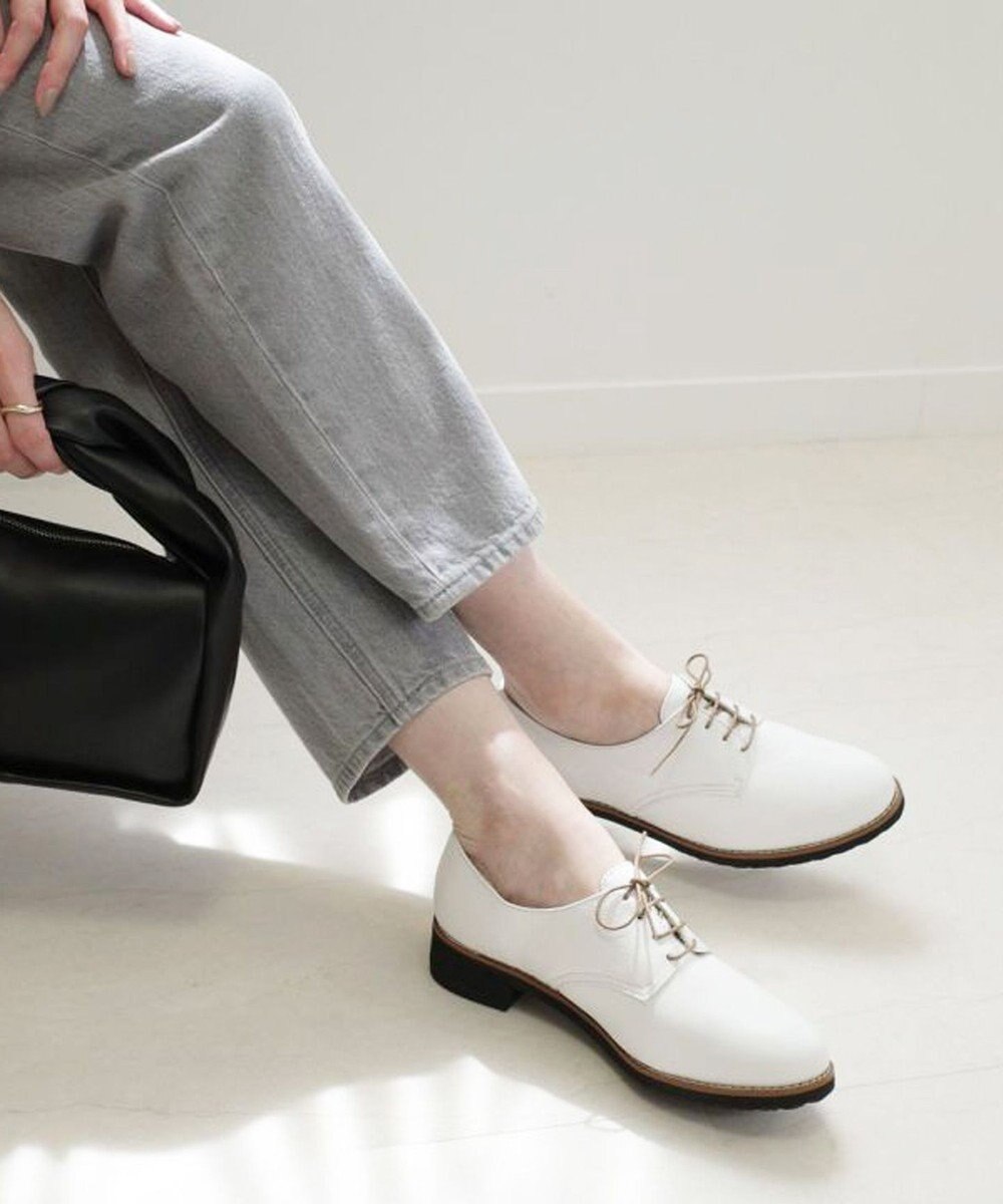 Pointer 本革軽量レースアップローファー 