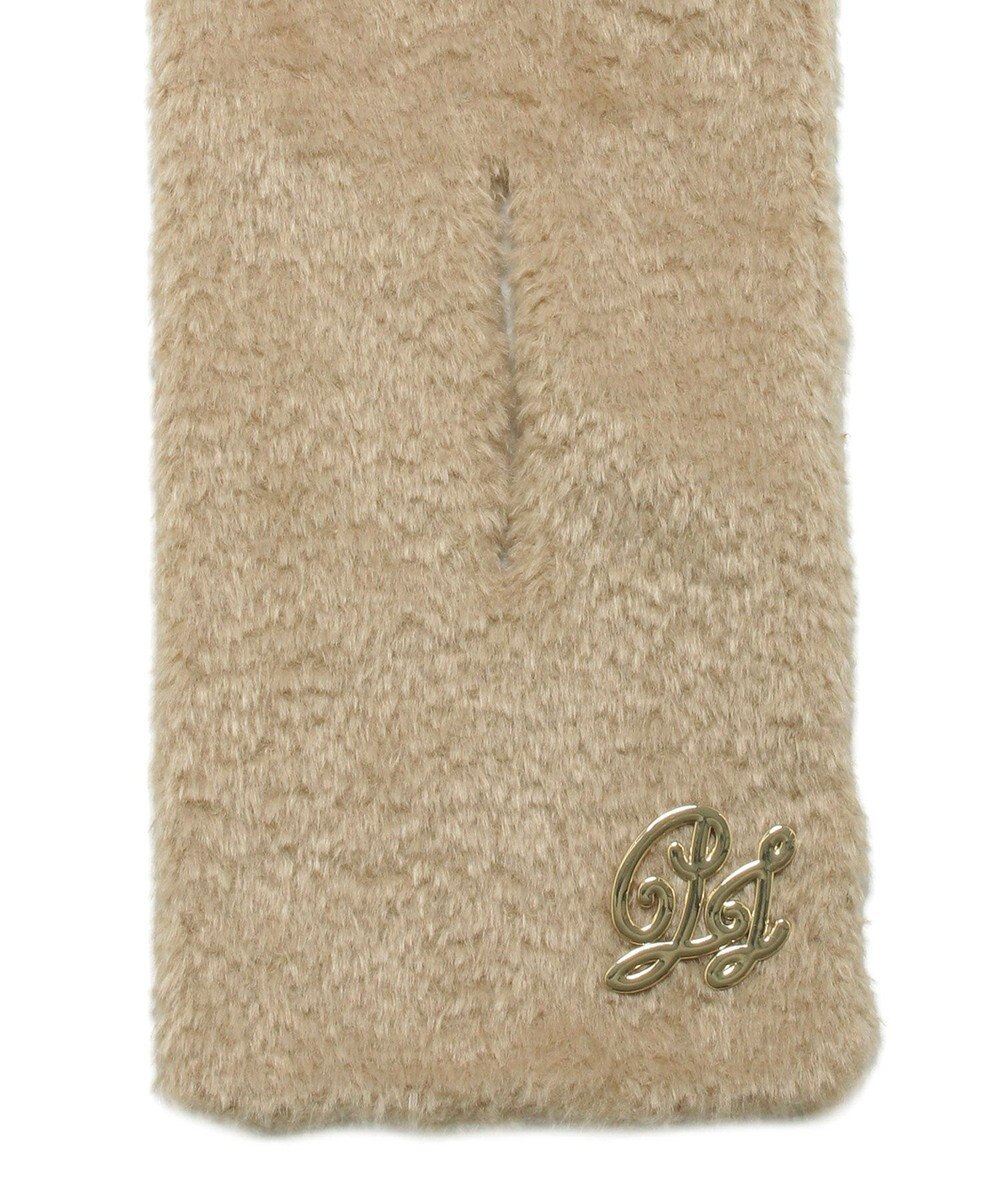 MOONBAT PAUL & JOE ACCESSOIRES フェイクファーブローチマフラー 