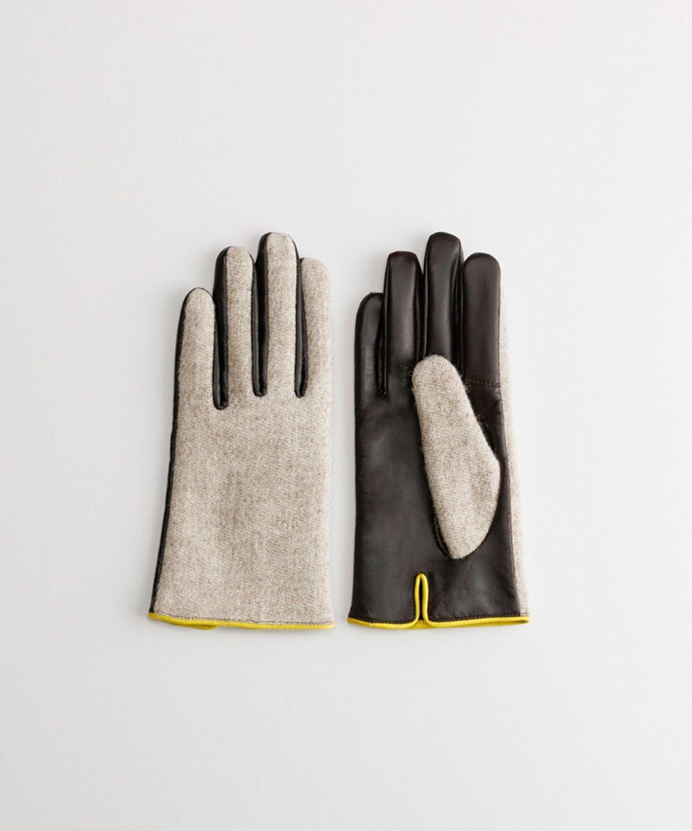 ORuKuBET Harris Tweed グローブ(WOMEN)【日本製・保湿成分/スクワラン加工・ 抗菌機能・タッチパネル対応】 