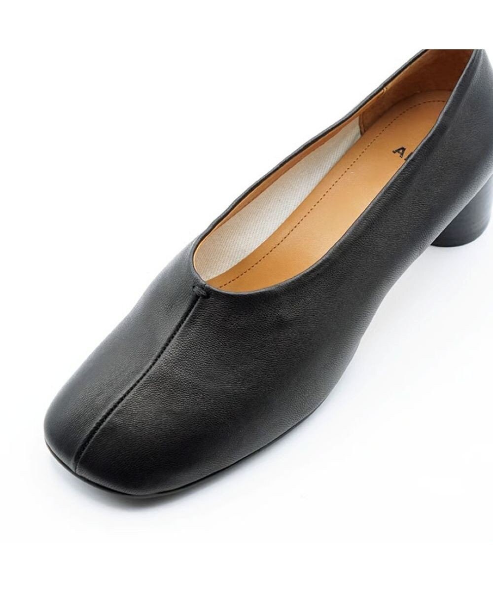 APOM オブリークトゥローヒールパンプス40 