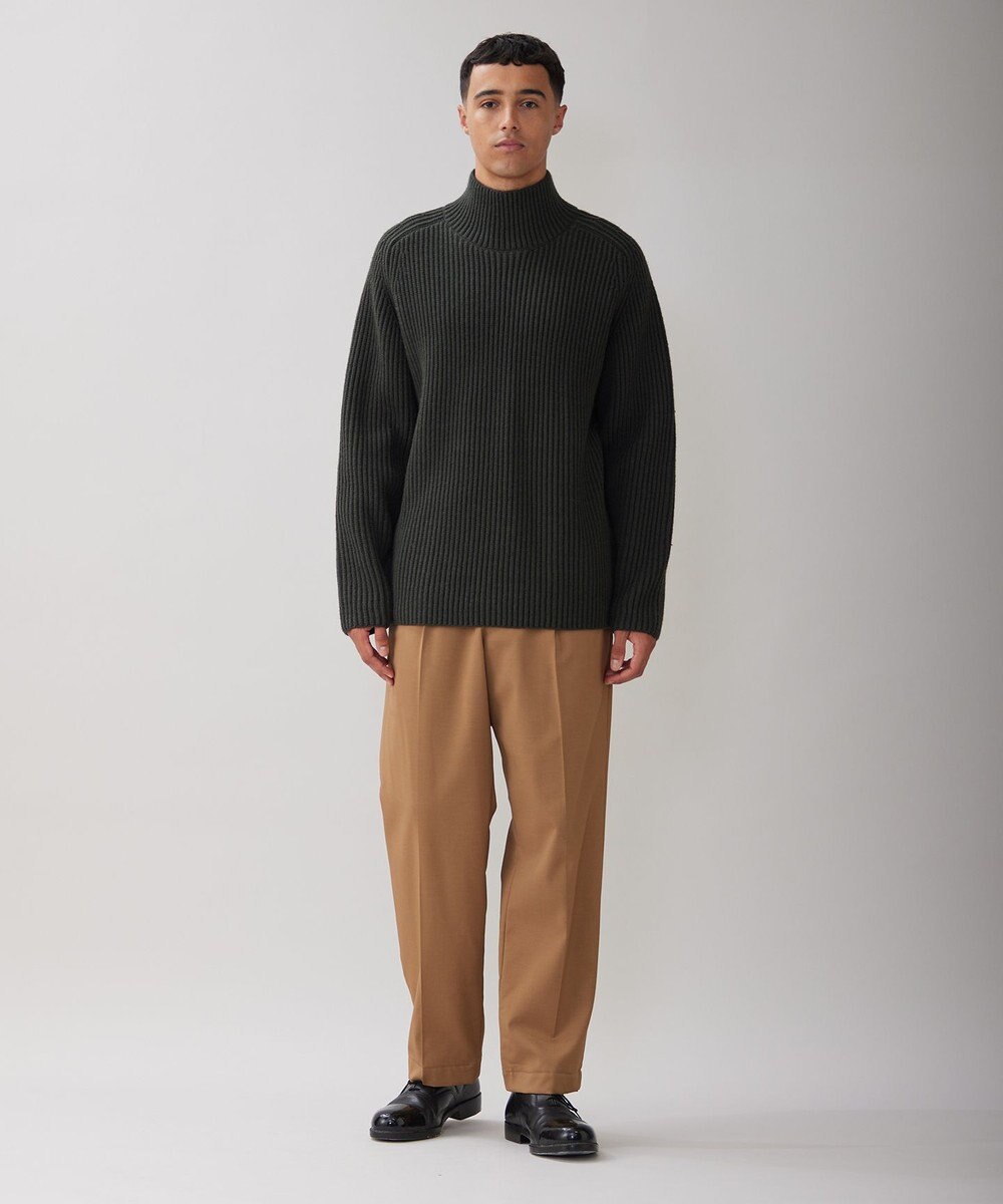 UNFILO MENS バルキー タートルネック ニット 