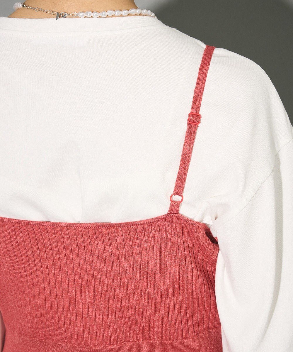 Green Parks レース編み風ビスチェキャミワンピース 