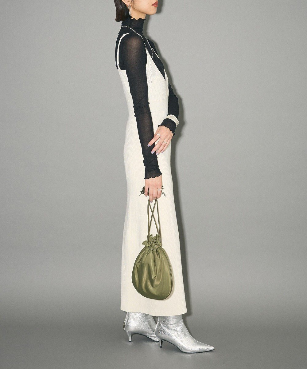 Green Parks レース編み風ビスチェキャミワンピース 