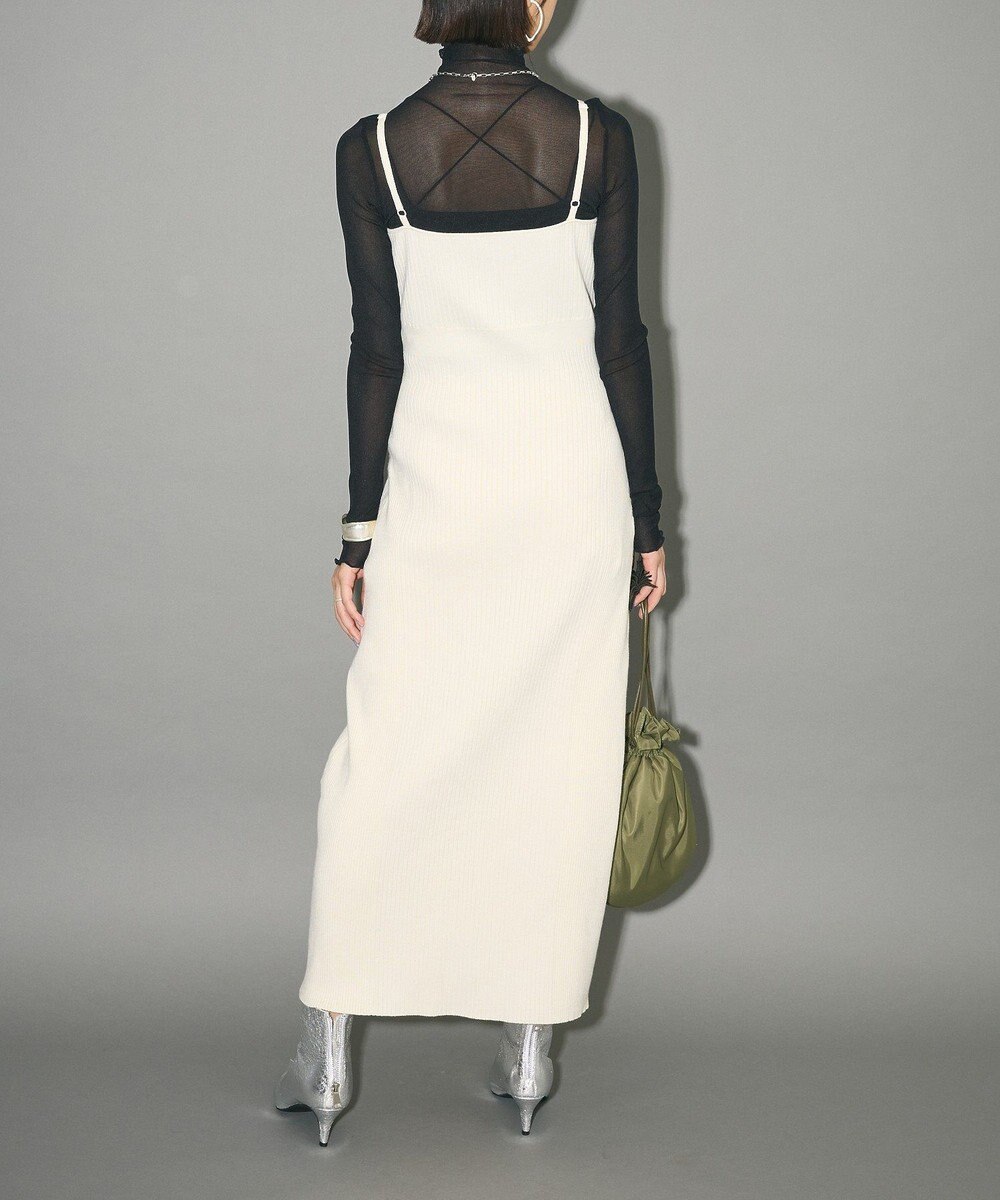 Green Parks レース編み風ビスチェキャミワンピース 