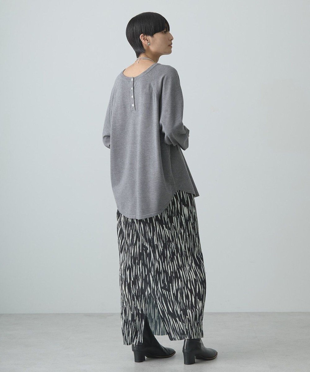 AMERICAN HOLIC ２ＷＡＹバイパチヘンリーネックニットプルオーバー 