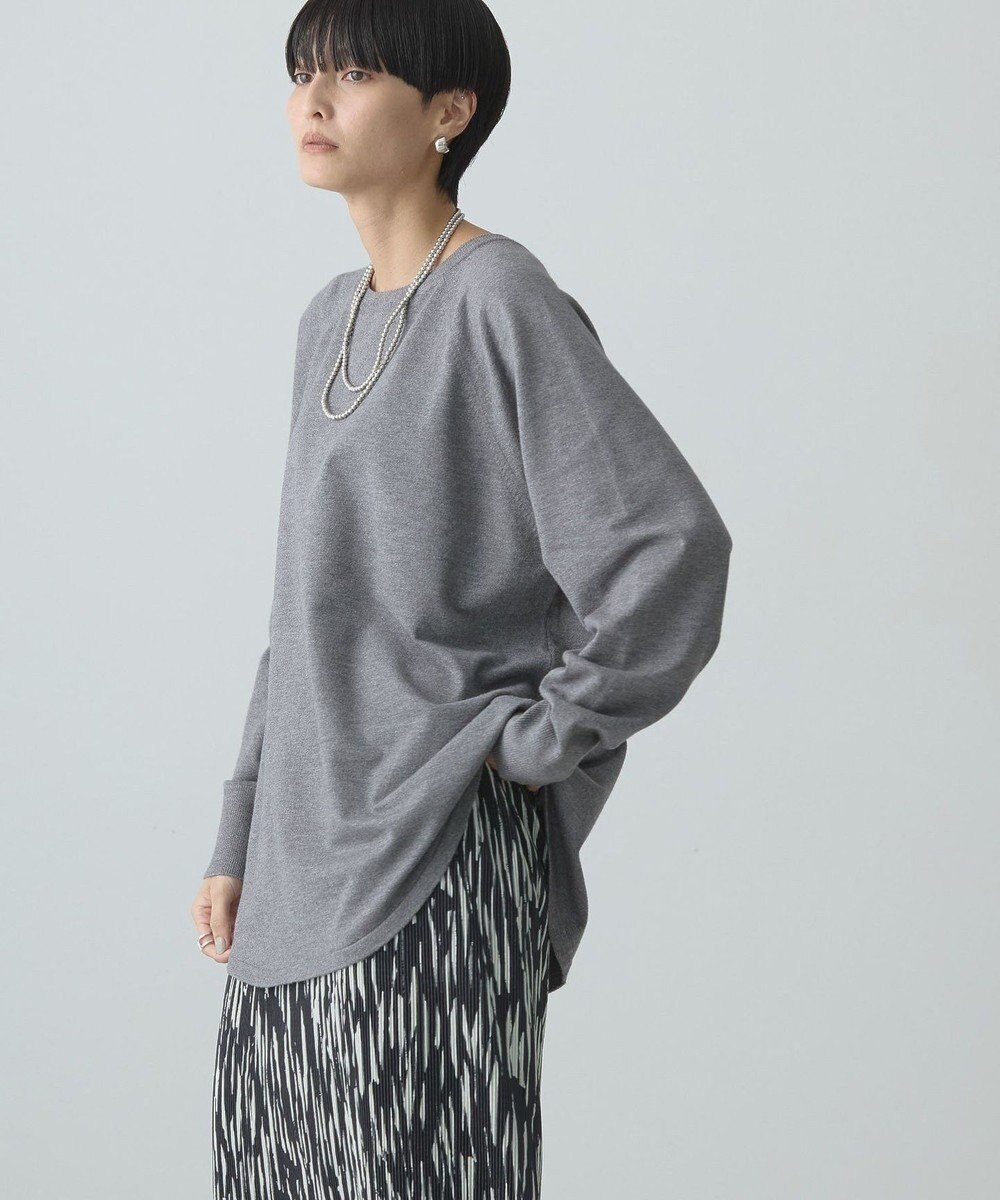 AMERICAN HOLIC ２ＷＡＹバイパチヘンリーネックニットプルオーバー 